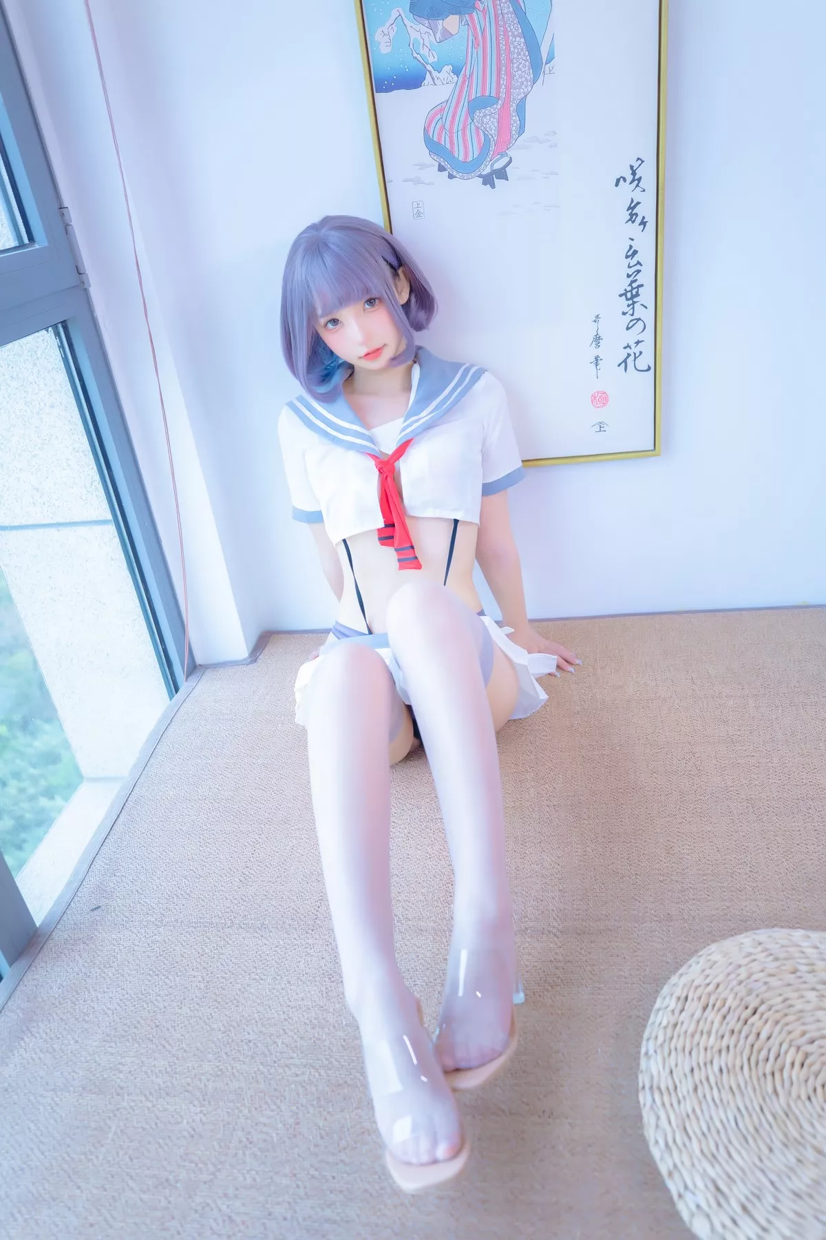 Xgyw.Org_萝莉美女神楽坂真冬灰丝JK主题私房性感超短JK服饰配灰丝袜秀美腿诱惑写真75P