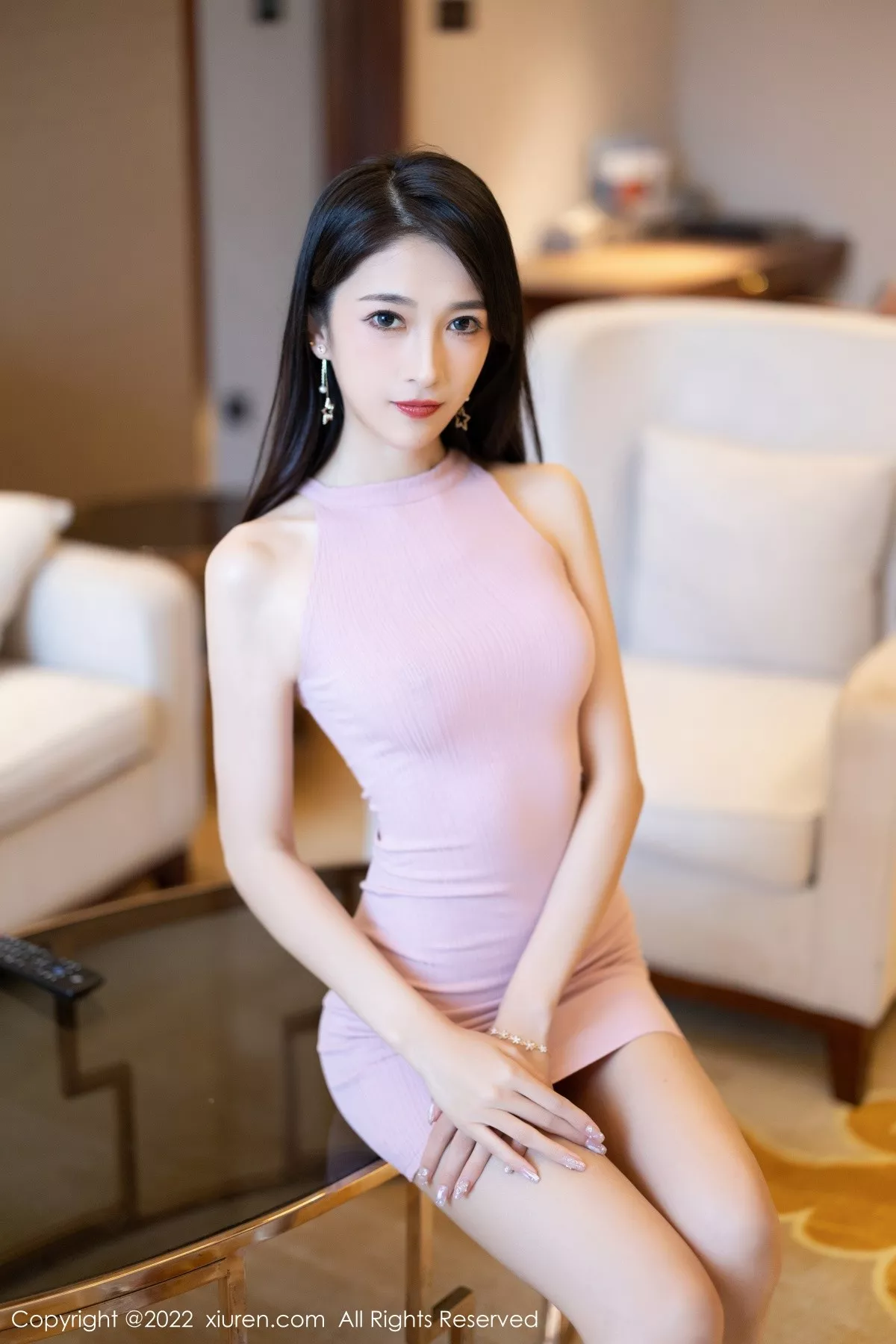 Xgyw.Org_XiuRen第5436期_模特林乐一粉色收身衣+粉色轻透情趣内衣配超薄肉丝诱惑写真80P