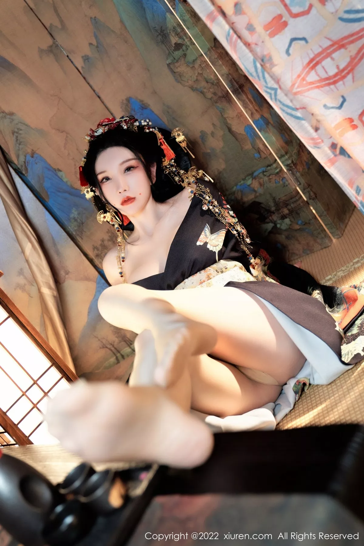 Xgyw.Org_XiuRen第5537期_女神周于希Sally宽衣解带主题日系风脱和服露翘臀美腿诱惑写真80P