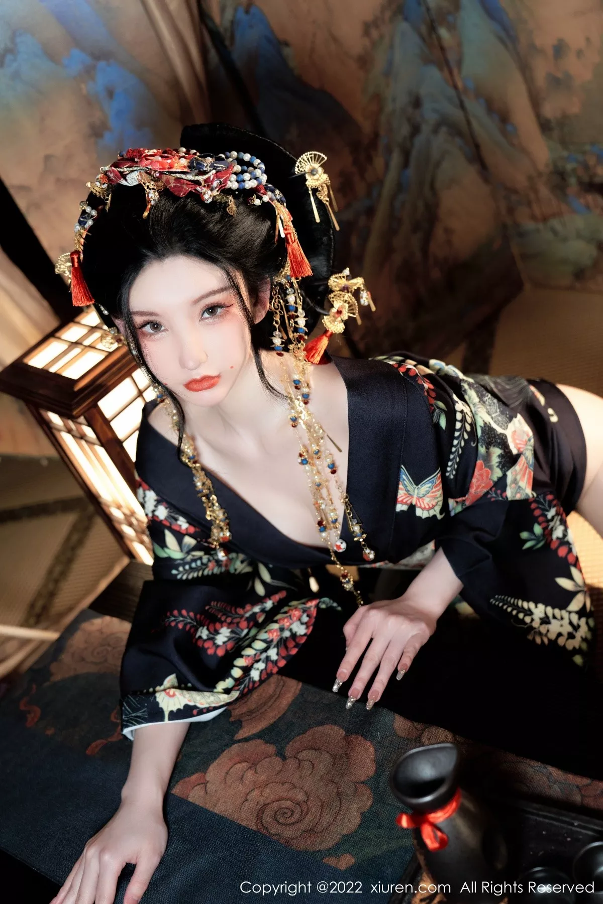 Xgyw.Org_XiuRen第5537期_女神周于希Sally宽衣解带主题日系风脱和服露翘臀美腿诱惑写真80P