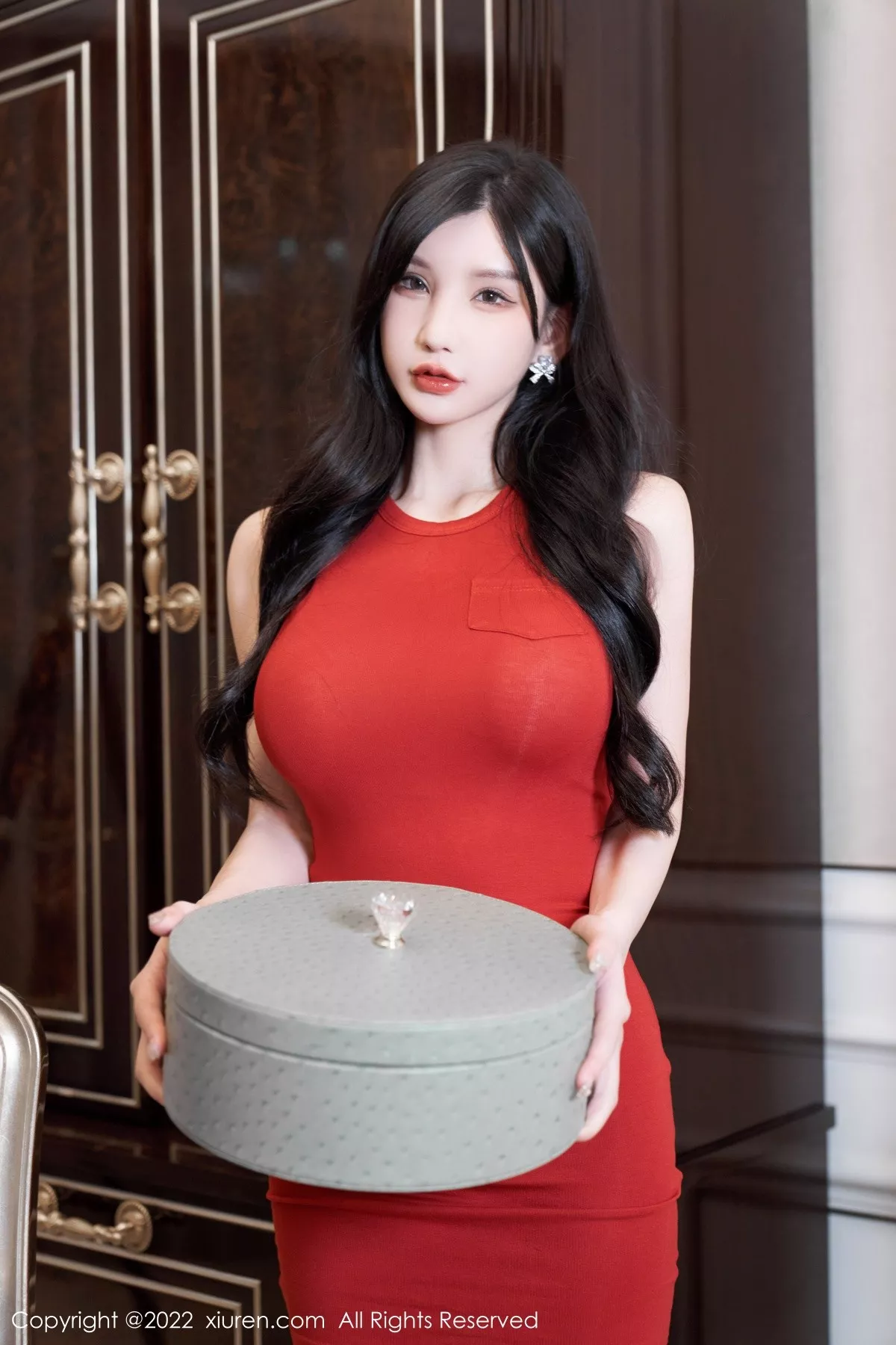 Xgyw.Org_XiuRen第5574期_模特周于希Sally性感粉色女仆裙配超薄肉丝秀完美身材诱惑写真85P