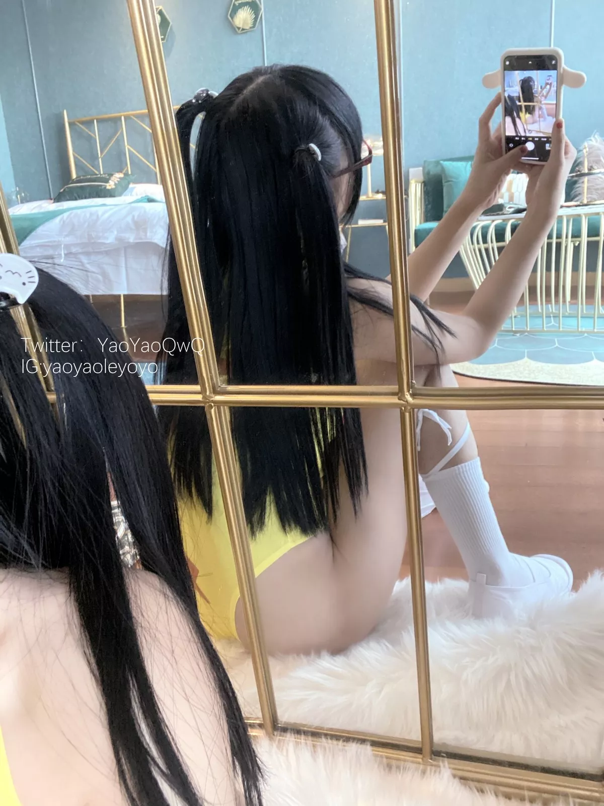 Xgyw.Org_网络美女软妹摇摇乐我是皮卡丘主题私房性感黄色卡通连体衣秀翘臀美腿诱惑写真53P
