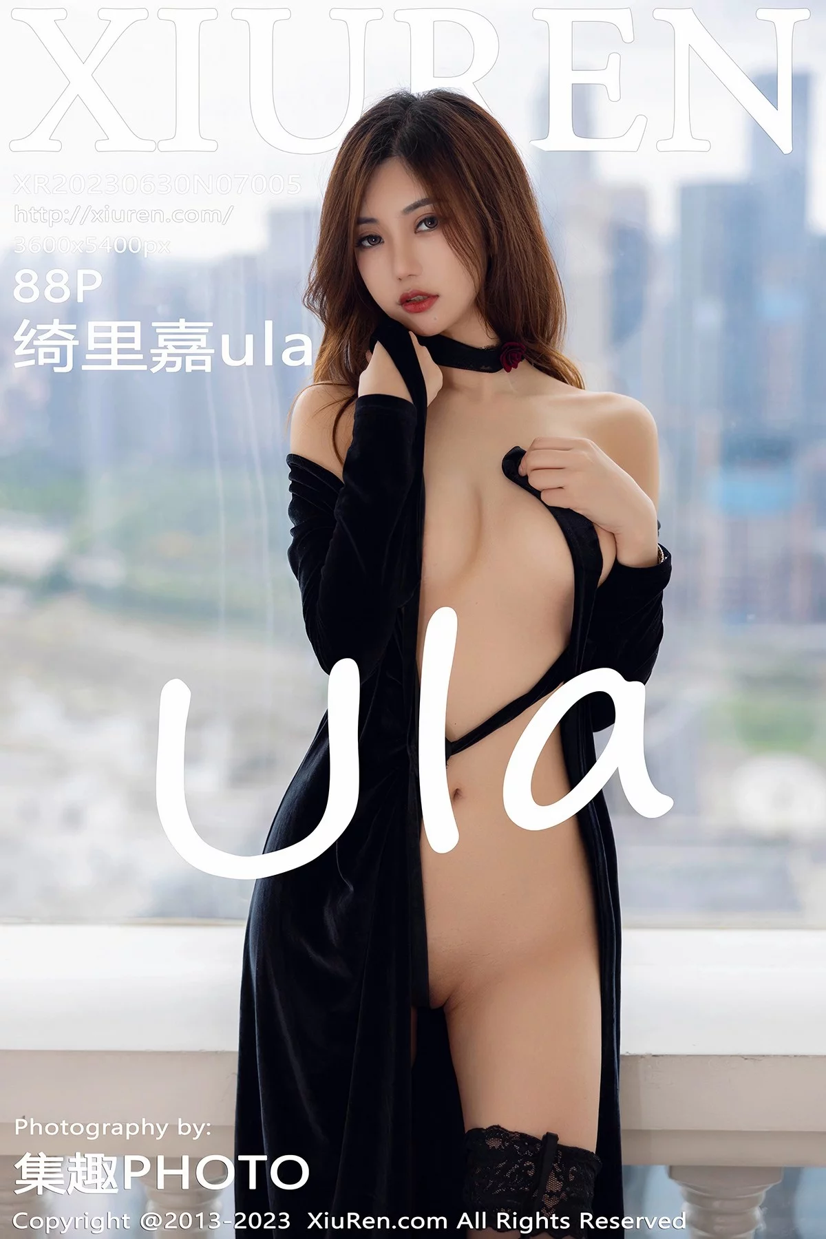 Xgyw.Org_XiuRen第7005期_女神绮里嘉ula性感黑色长裙配超薄黑丝秀曼妙身材迷人诱惑写真88P