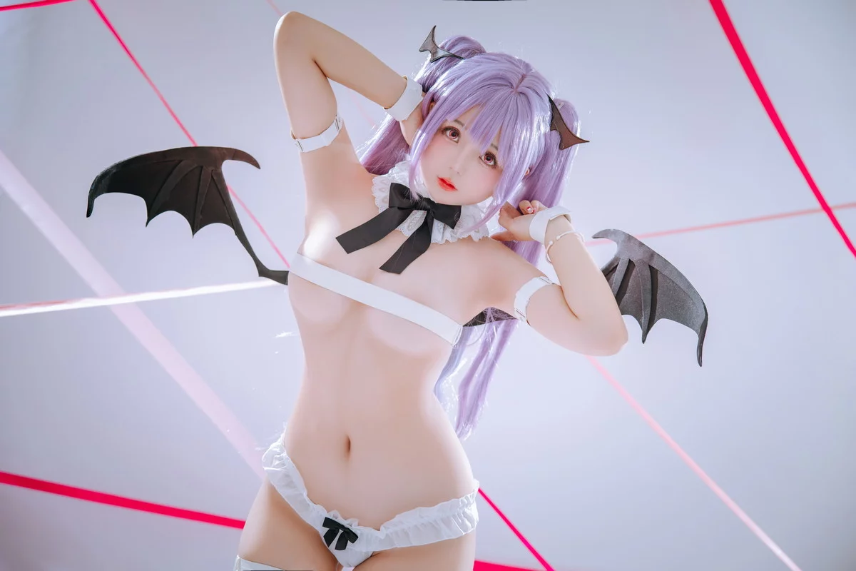 Xgyw.Org_Cosplay美女日奈娇伊芙夏娃主题恶魔装扮性感白色情趣服饰秀丰满身材诱惑写真92P