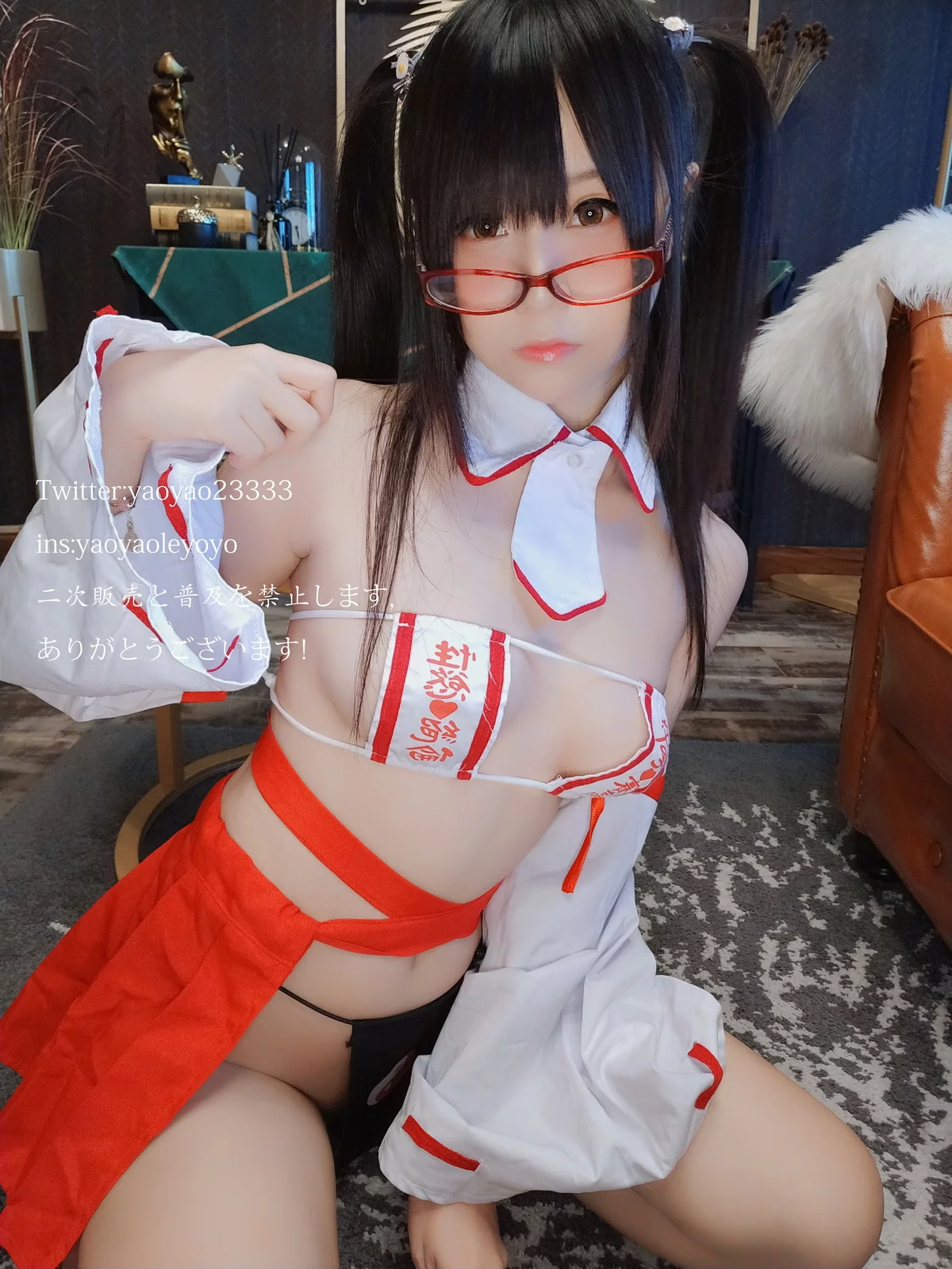 Xgyw.Org_网络美女软妹摇摇乐巫女主题私房性感情趣巫女服饰秀惹火身材撩人诱惑写真181P