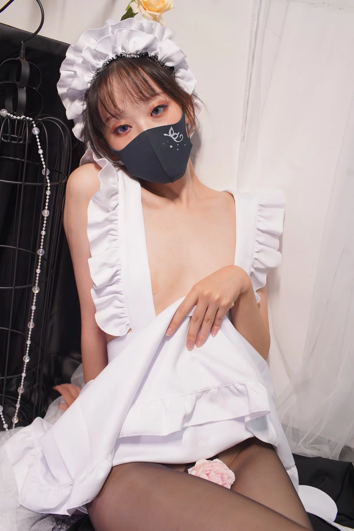 Xgyw.Org_网络美女茶籽ccz欧式女仆主题私房性感女仆长裙配超薄黑丝秀美腿迷人诱惑写真144P