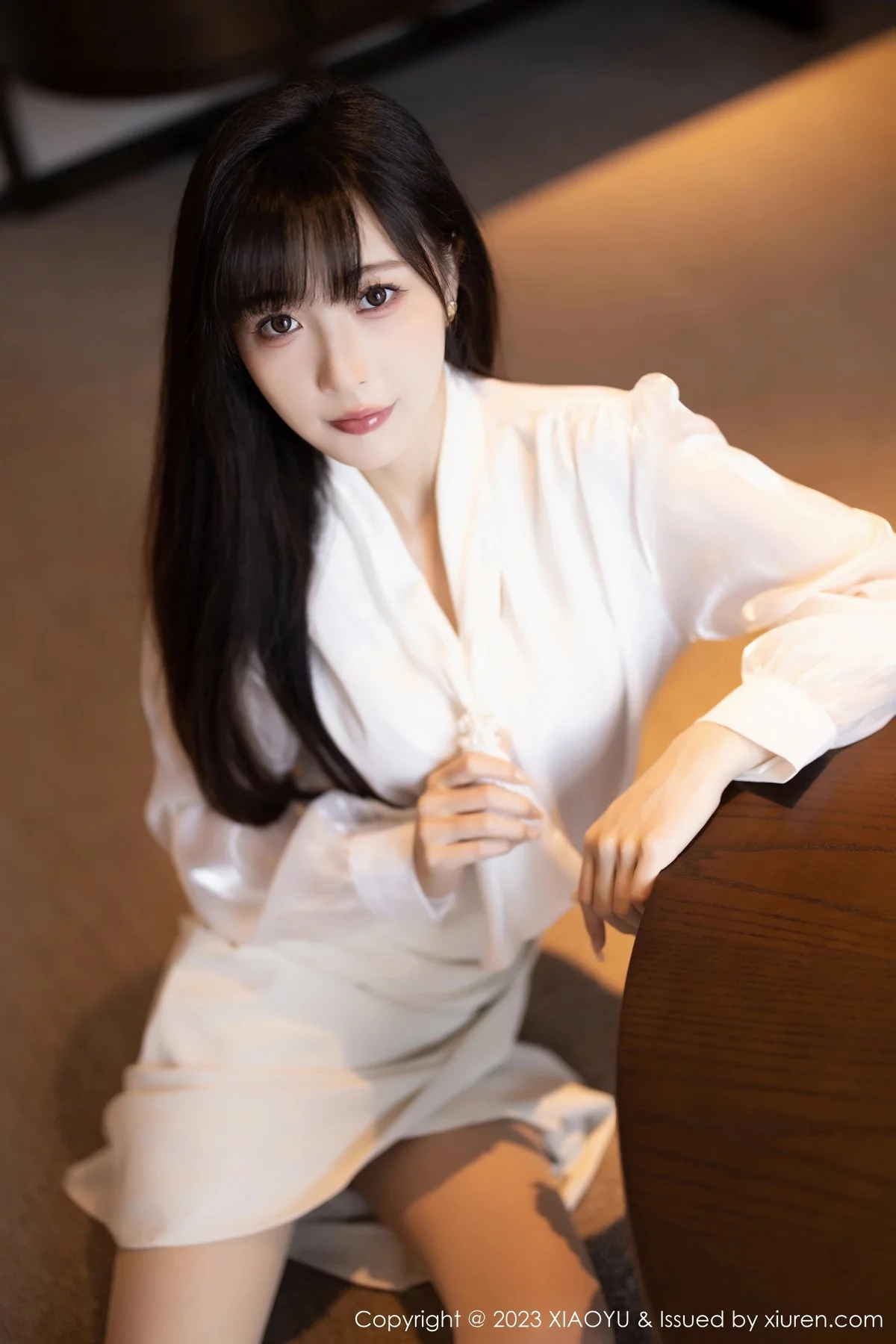 Xgyw.Org_[XiaoYu画语界]Vol.1088_模特林星阑性感白色连衣裙露浅色内衣配超薄肉丝妩媚迷人写真91P