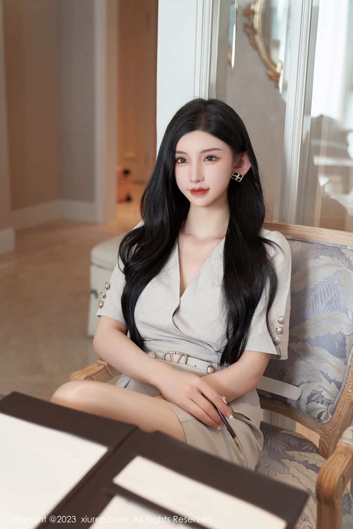 Xgyw.Org_XiuRen第7157期_女神周于希Sally办公室剧情肉色薄透连体衣秀火辣身材诱惑写真100P