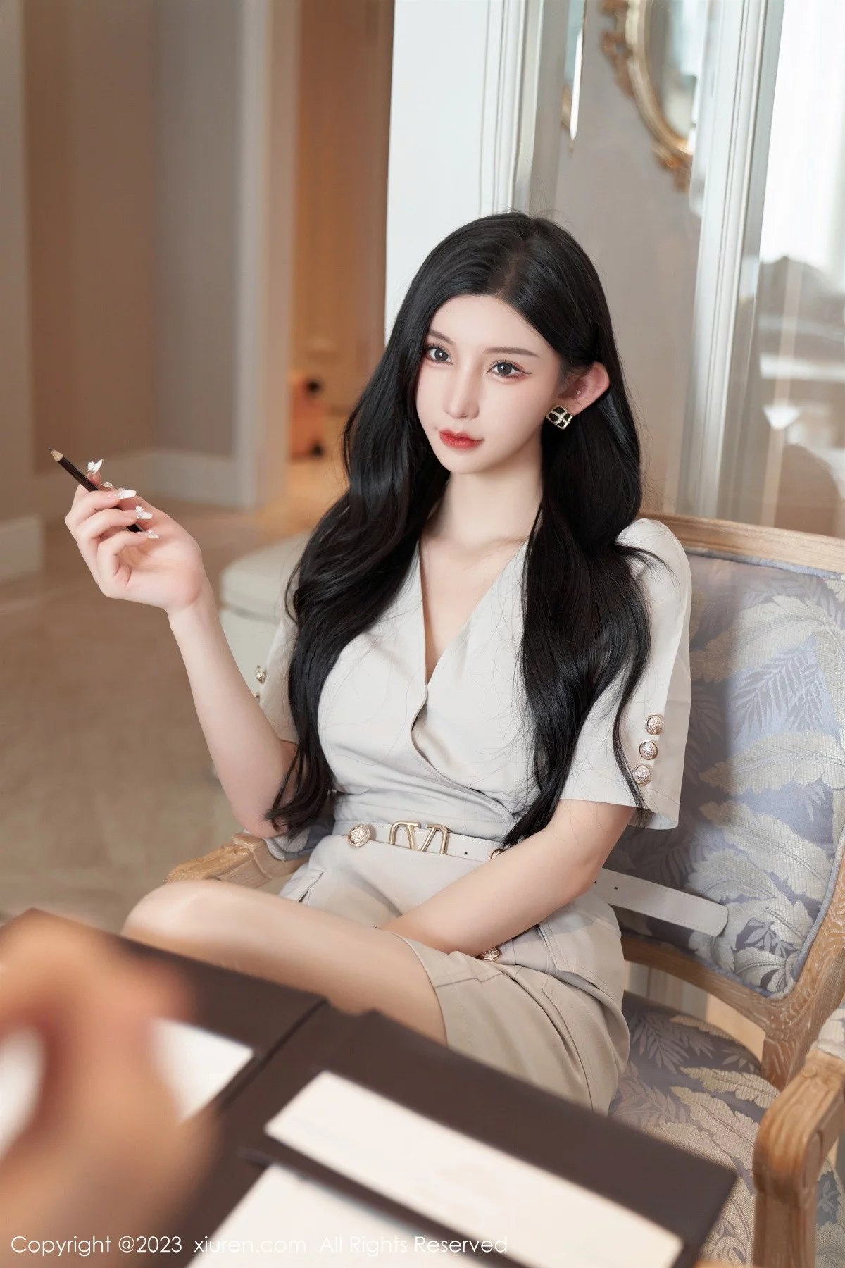 Xgyw.Org_XiuRen第7157期_女神周于希Sally办公室剧情肉色薄透连体衣秀火辣身材诱惑写真100P