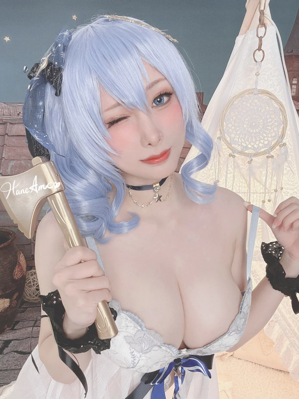 Xgyw.Org_Coser美女雨波_HaneAme4月合集主题性感连体衣+黑色内衣秀丰满身材诱惑写真148P