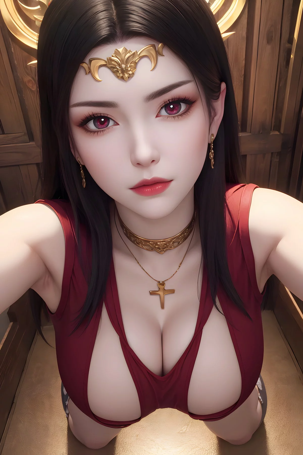 Xgyw.Org_AI美图037期美杜莎女王主题性感古典女王装扮写真及下载84P