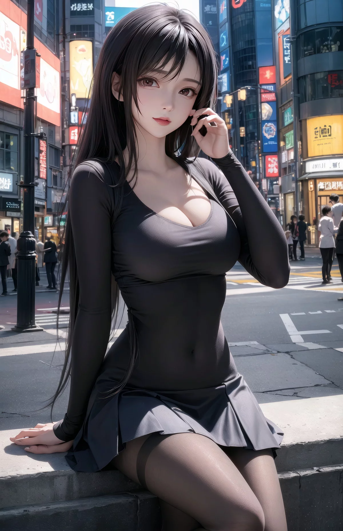 Xgyw.Org_AI美图012期黑丝长腿主题性感妹子超薄黑丝秀美腿迷人写真及下载