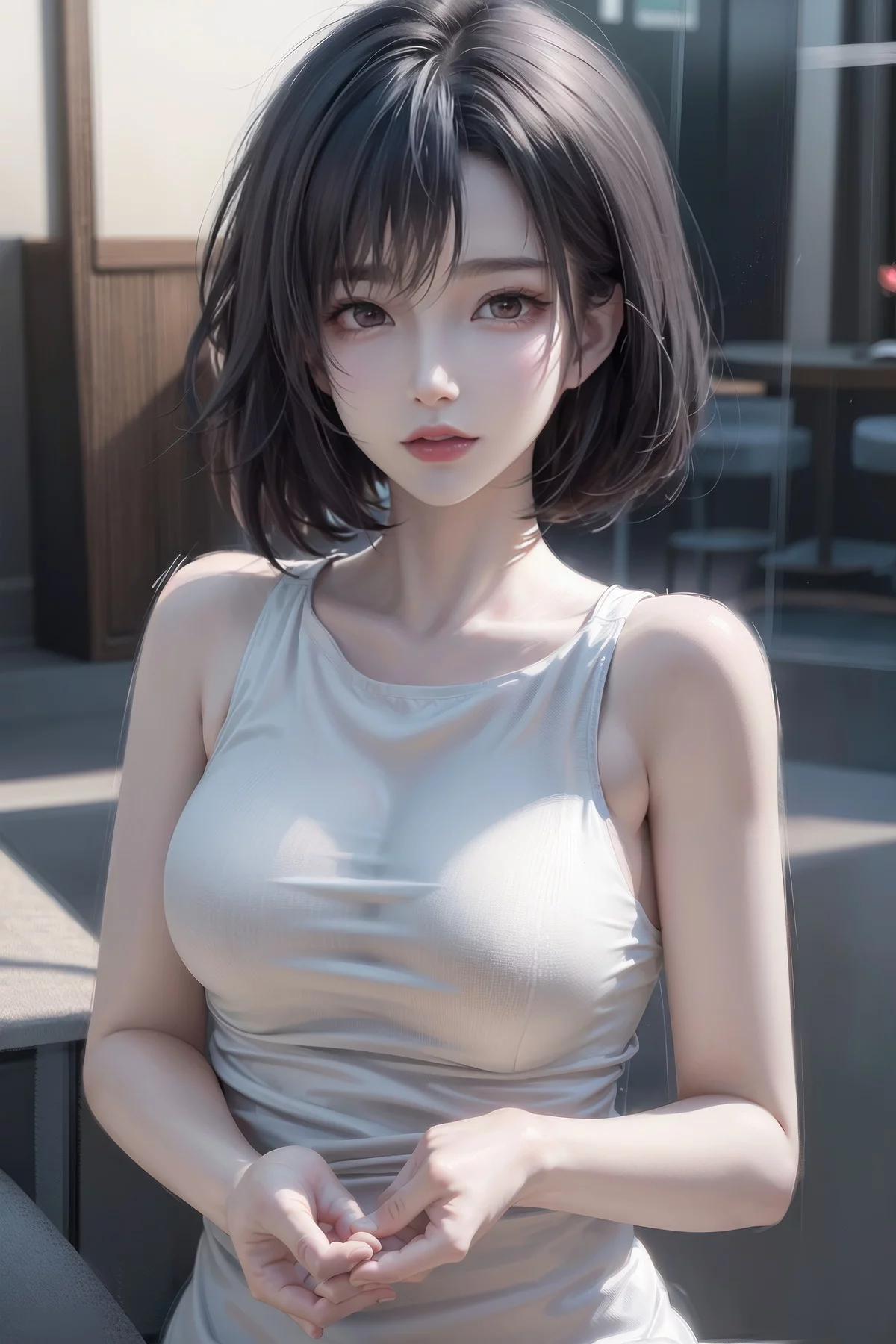 Xgyw.Org_AI美图011期短发妹妹主题完美身材的短发妹妹性感写真及下载