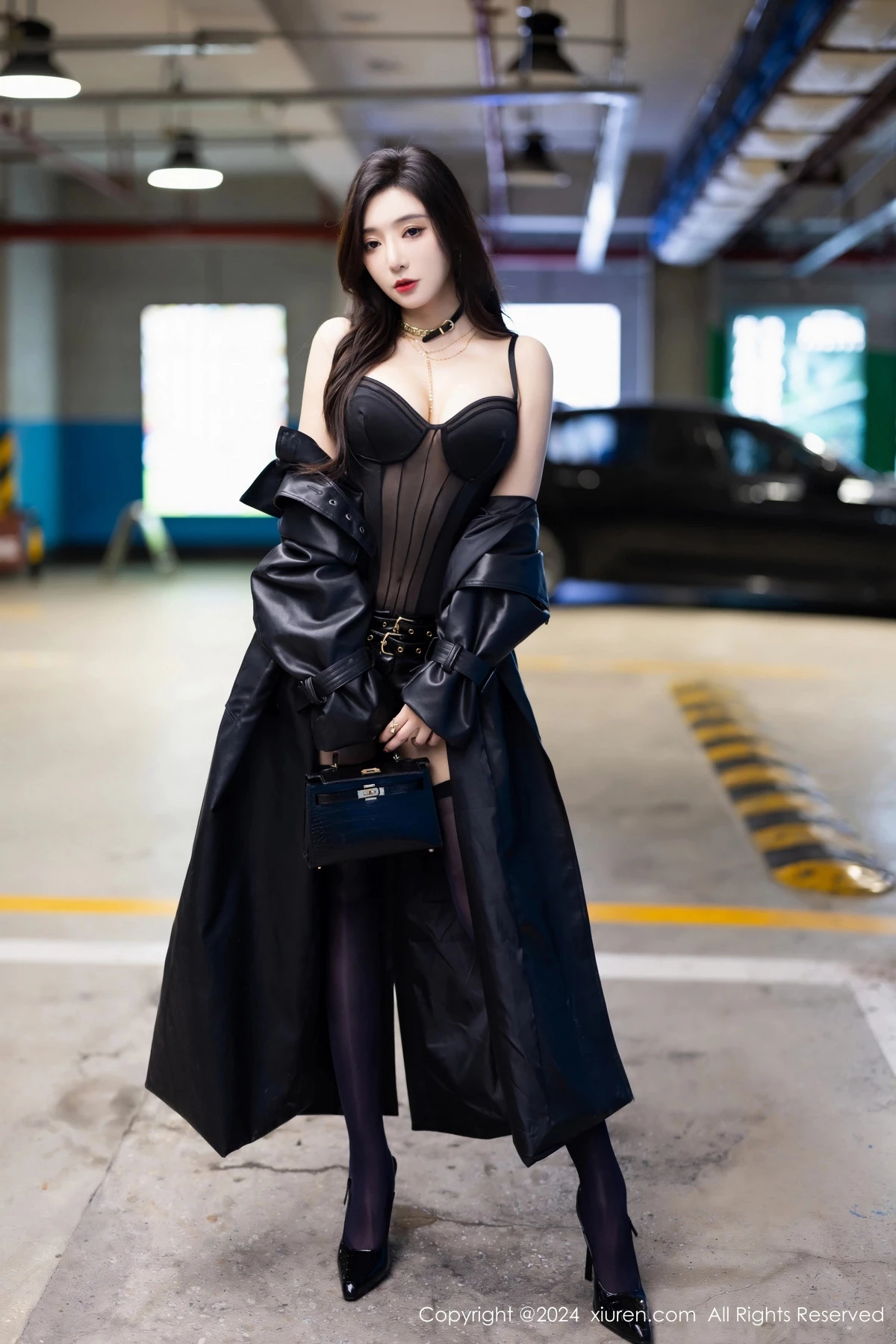 Xgyw.Org_XiuRen第8158期_女神王馨瑶yanni黑色轻透情趣服饰配黑丝袜秀完美身材诱惑写真84P