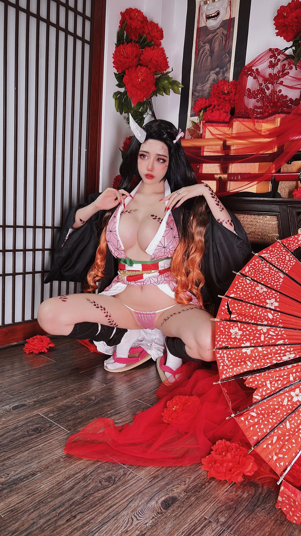 Xgyw.Org_日本性感萝莉Byoru-Nezuko主题私房性感粉色服饰配粉色内裤半脱秀惹火身材极致诱惑写真47P