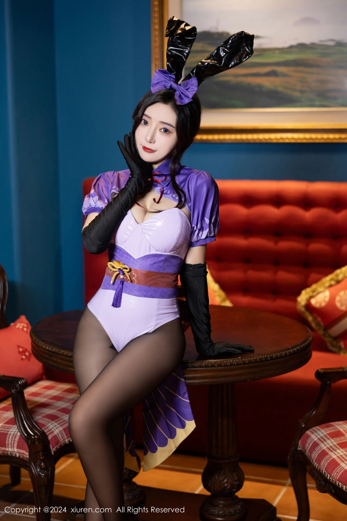 Xgyw.Org_XiuRen第8562期_女神王馨瑶yanni性感紫色内衣配超薄黑丝秀完美身材迷人诱惑写真81P
