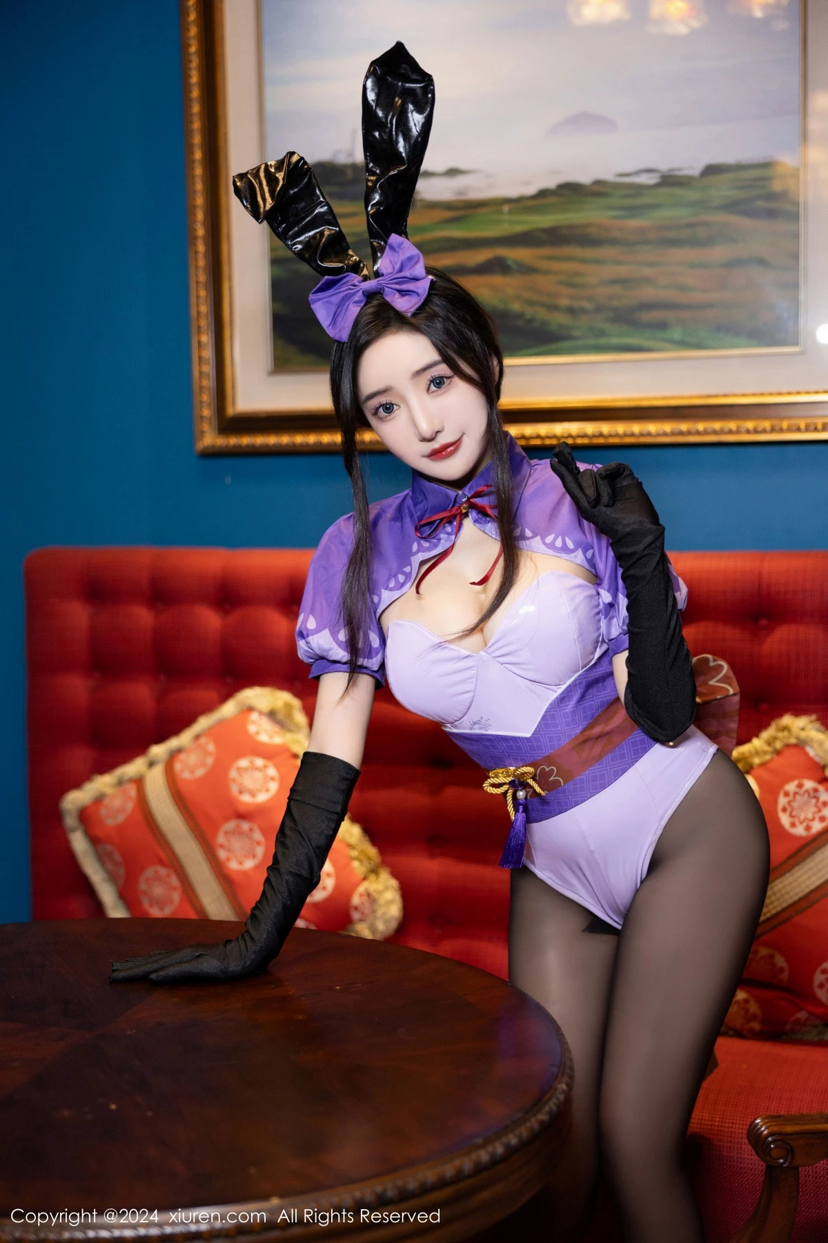 Xgyw.Org_XiuRen第8562期_女神王馨瑶yanni性感紫色内衣配超薄黑丝秀完美身材迷人诱惑写真81P