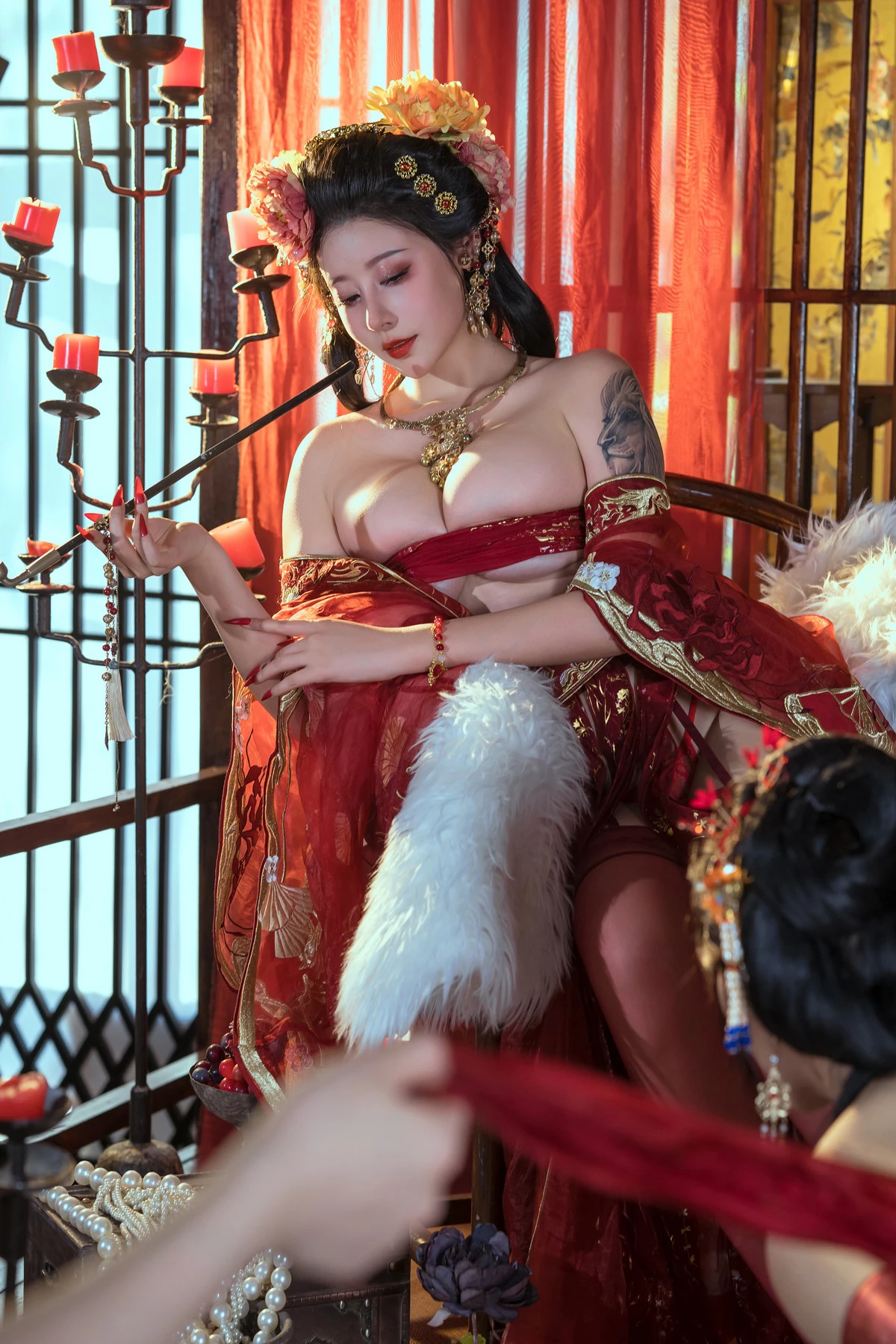 Xgyw.Org_Coser美女云溪溪奶桃&奈汐酱nice青楼韵事主题性感姐妹花古典服饰秀丰腴身姿诱惑写真120P