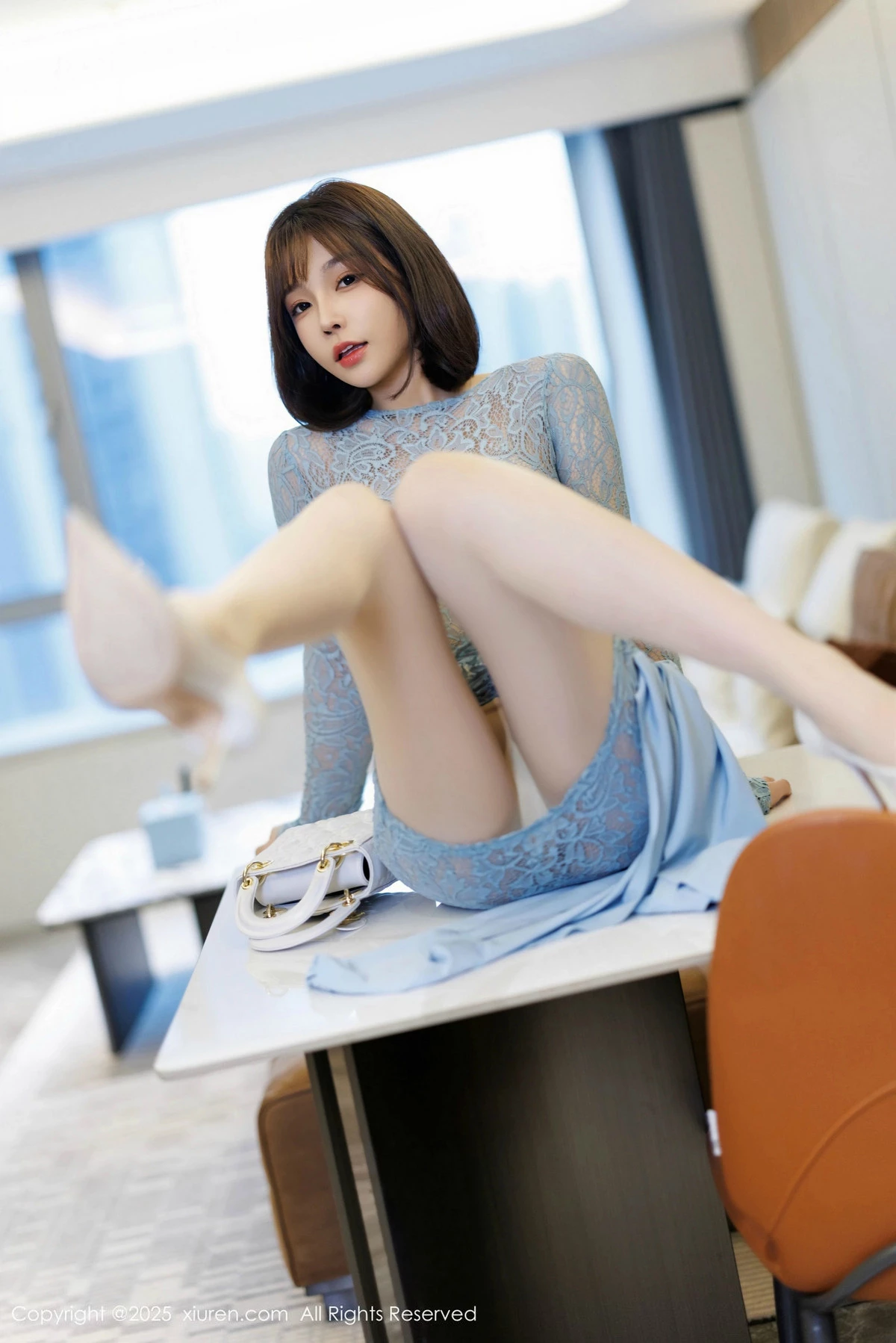 Xgyw.Org_XiuRen第9805期_女神徐莉芝Booty蕾丝连衣短裙+灰色情趣内衣秀完美身材诱惑写真83P