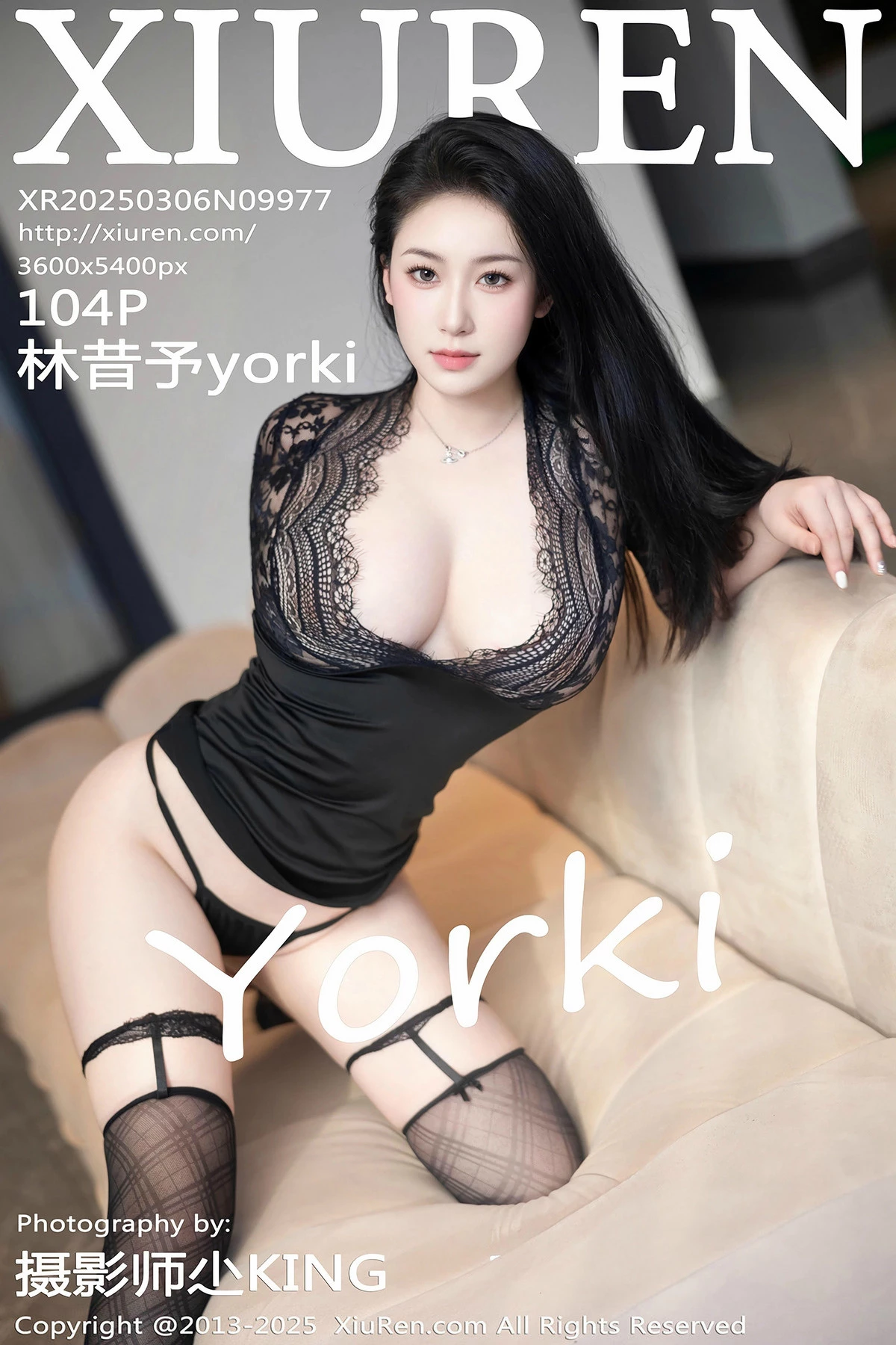 Xgyw.Org_XiuRen第9977期_模特林昔予yorki黑色蕾丝情趣服饰配黑丝袜秀凹凸身材诱惑写真104P