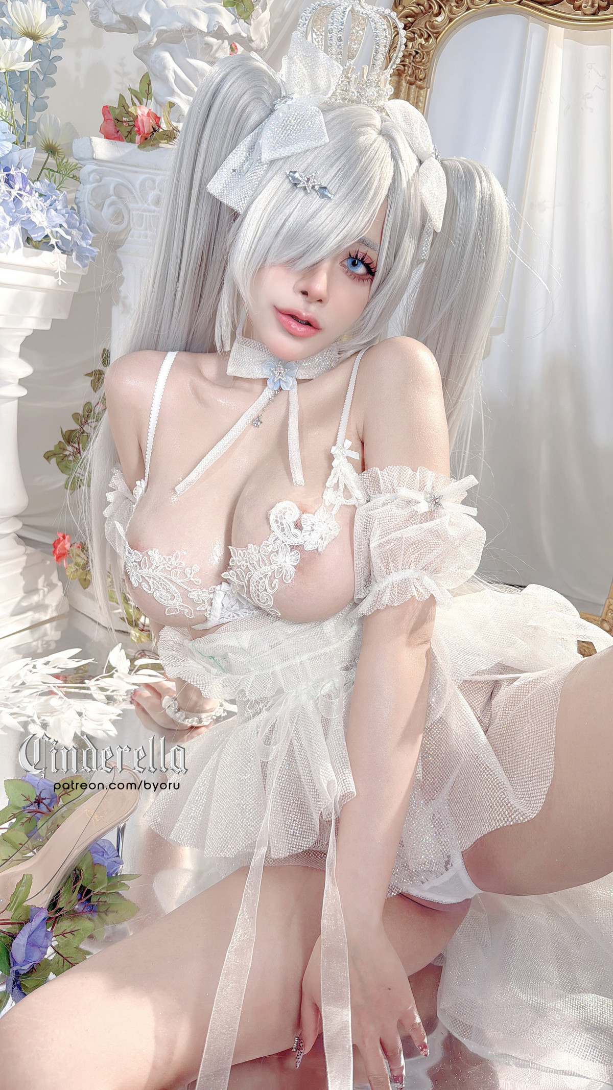 Xgyw.Org_日本性感萝莉Byoru-Cinderella主题性感白色薄纱裙露白色情趣内衣秀惹火身材诱惑写真63P