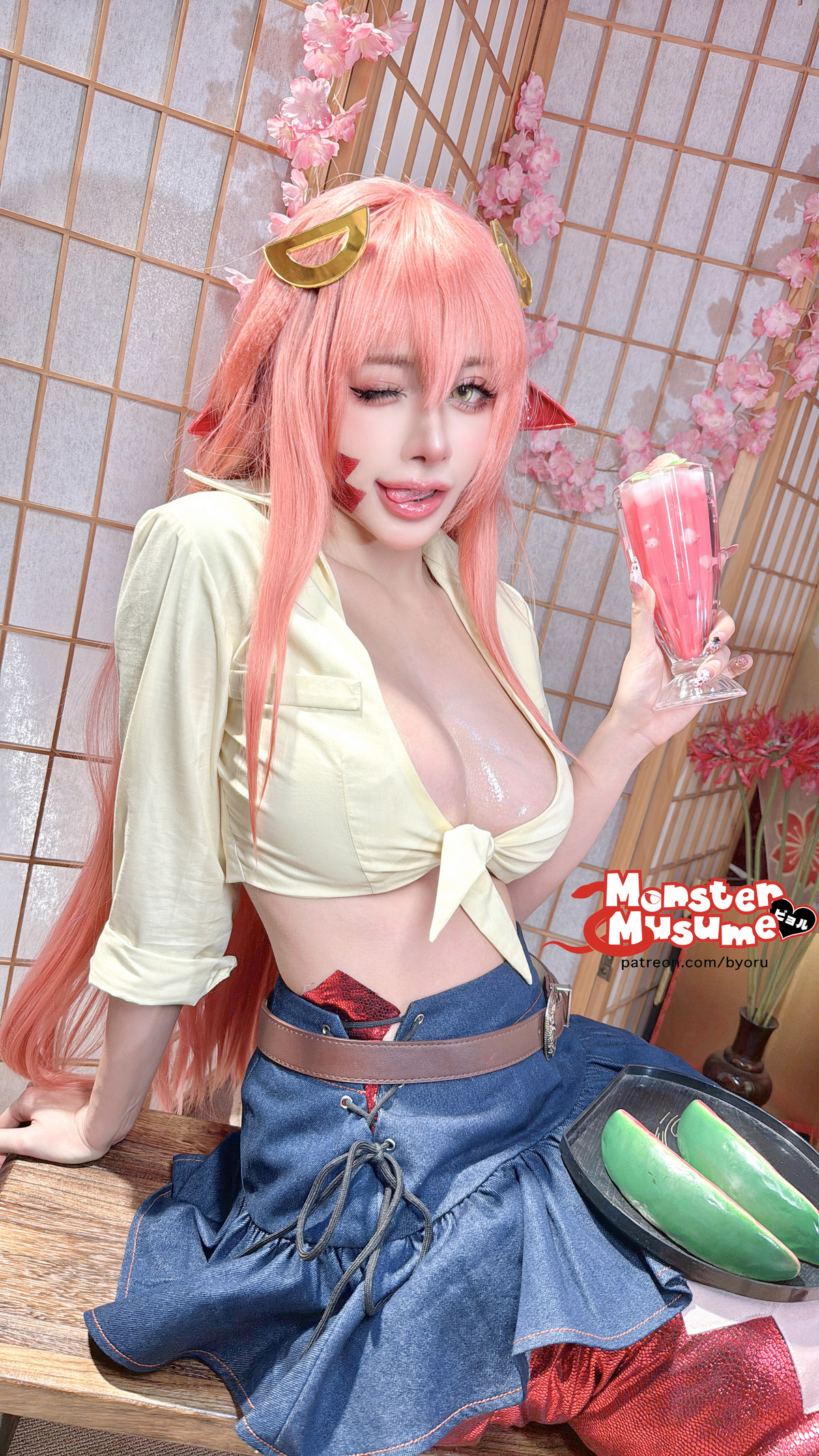 Xgyw.Org_日本性感萝莉Byoru-Miia Monster Musume主题性感蛇女装扮露白色内衣秀火辣身材诱惑写真66P
