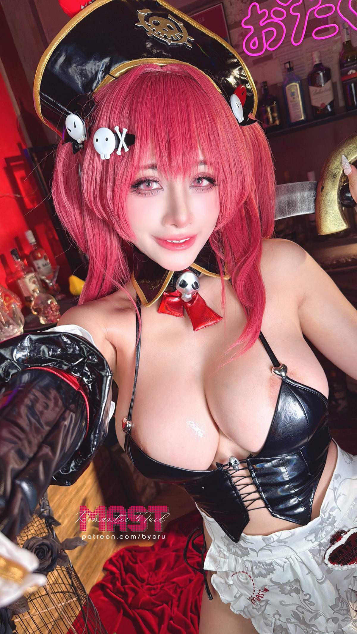 Xgyw.Org_日本性感萝莉Byoru-Mast主题海盗装扮性感黑色皮质女仆装配黑皮长袜秀丰满身材诱惑写真52P