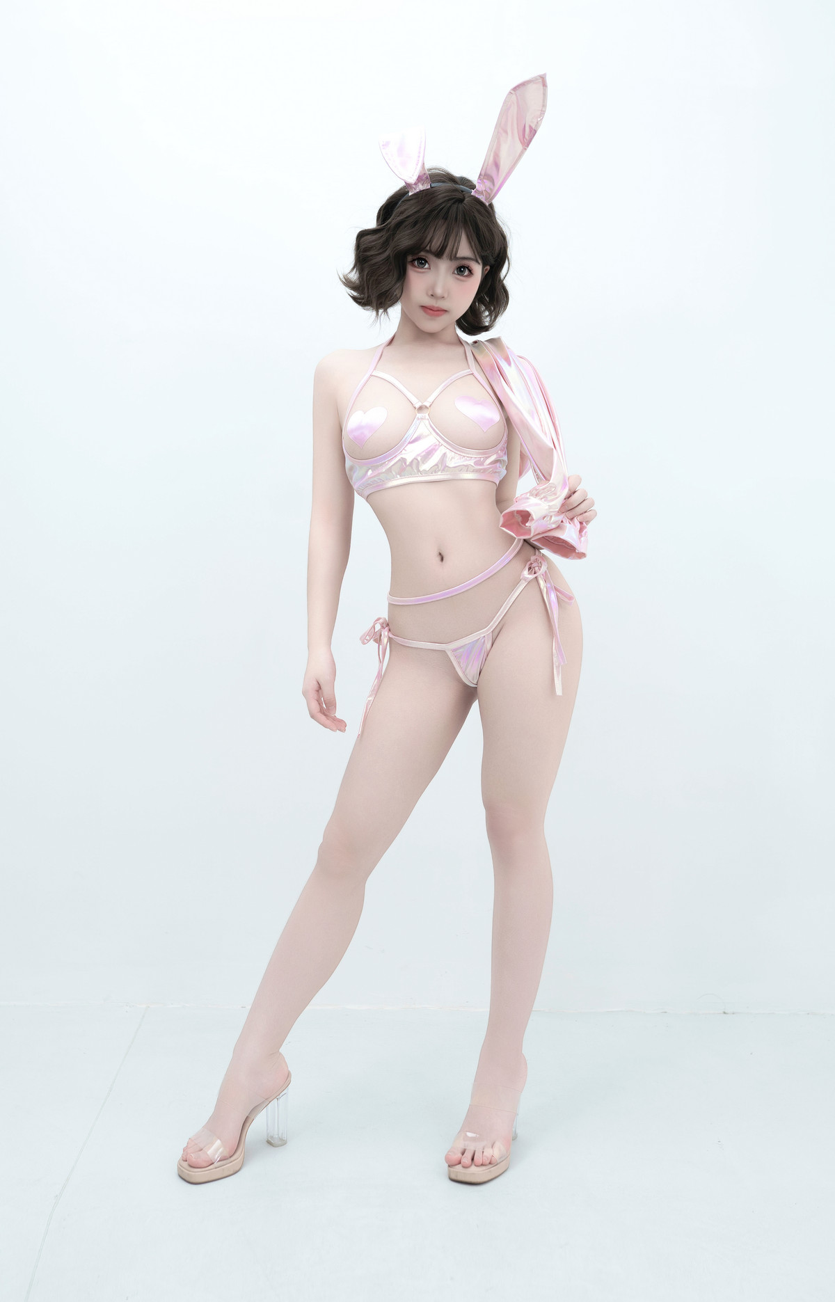 Xgyw.Org_抖音网红Bangni邦尼粉色兔兔主题性感粉色兔女郎露粉色情趣内衣秀惹火身材诱惑写真102P