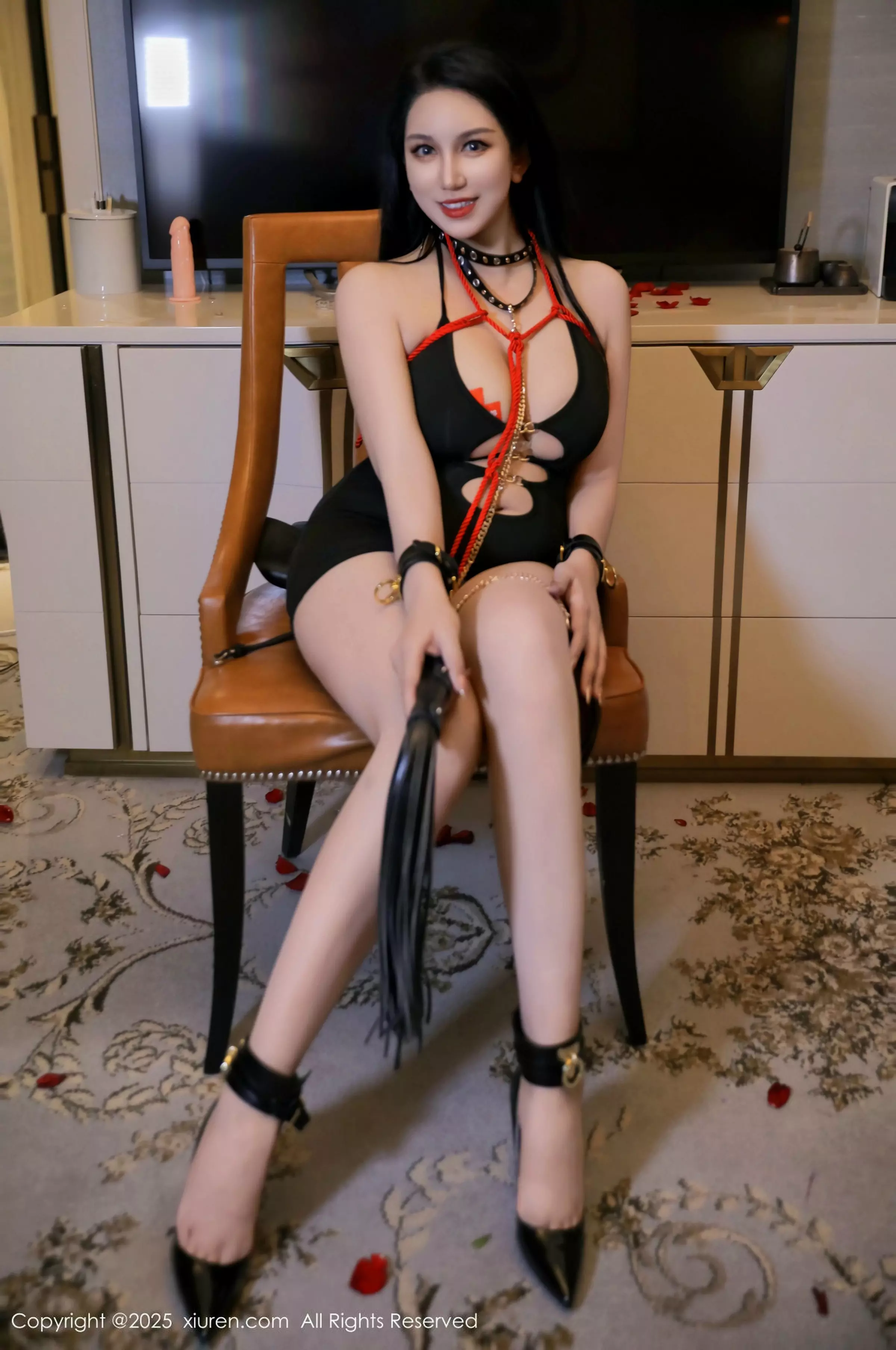 Xgyw.Org_XiuRen第10103期_模特合集女神乔安娜情趣捆绑性感红色情趣服饰秀凹凸身材诱惑写真64P