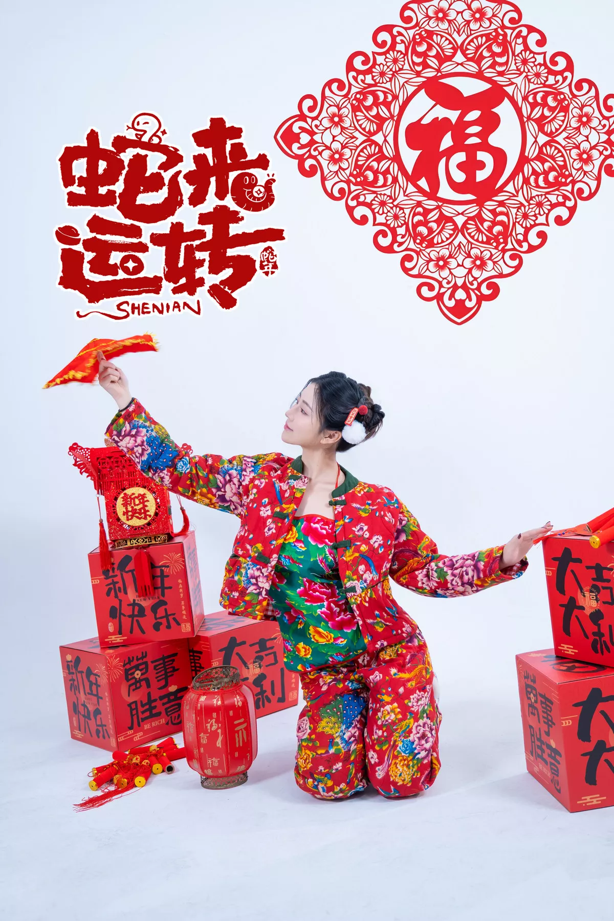 Xgyw.Org_网络美女年年Nnian蛇来运转主题新春礼物性感红色服饰半脱秀豪乳翘臀惹火诱惑写真81P