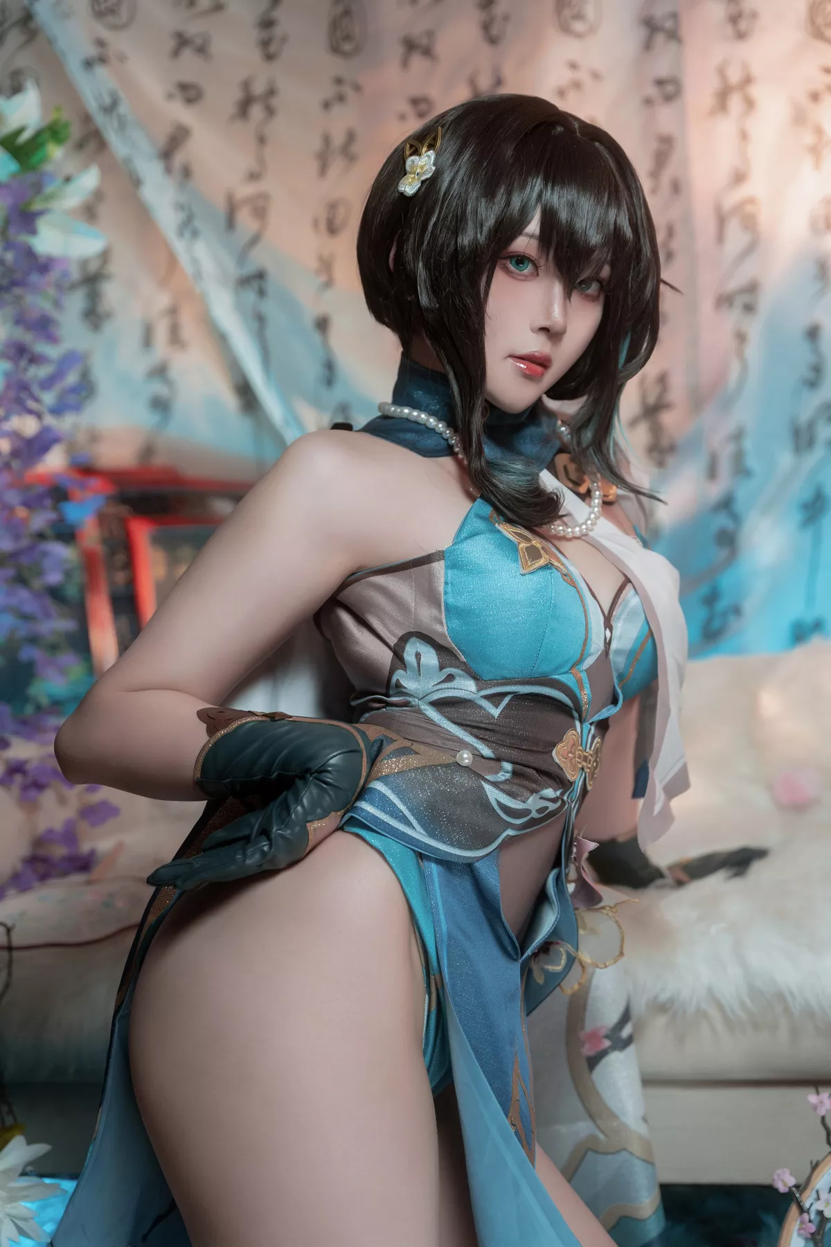 Xgyw.Org_网络美女Natsuko夏夏子星穹铁道阮梅主题性感古典装扮情趣内衣秀翘臀美腿惹火诱惑写真76P