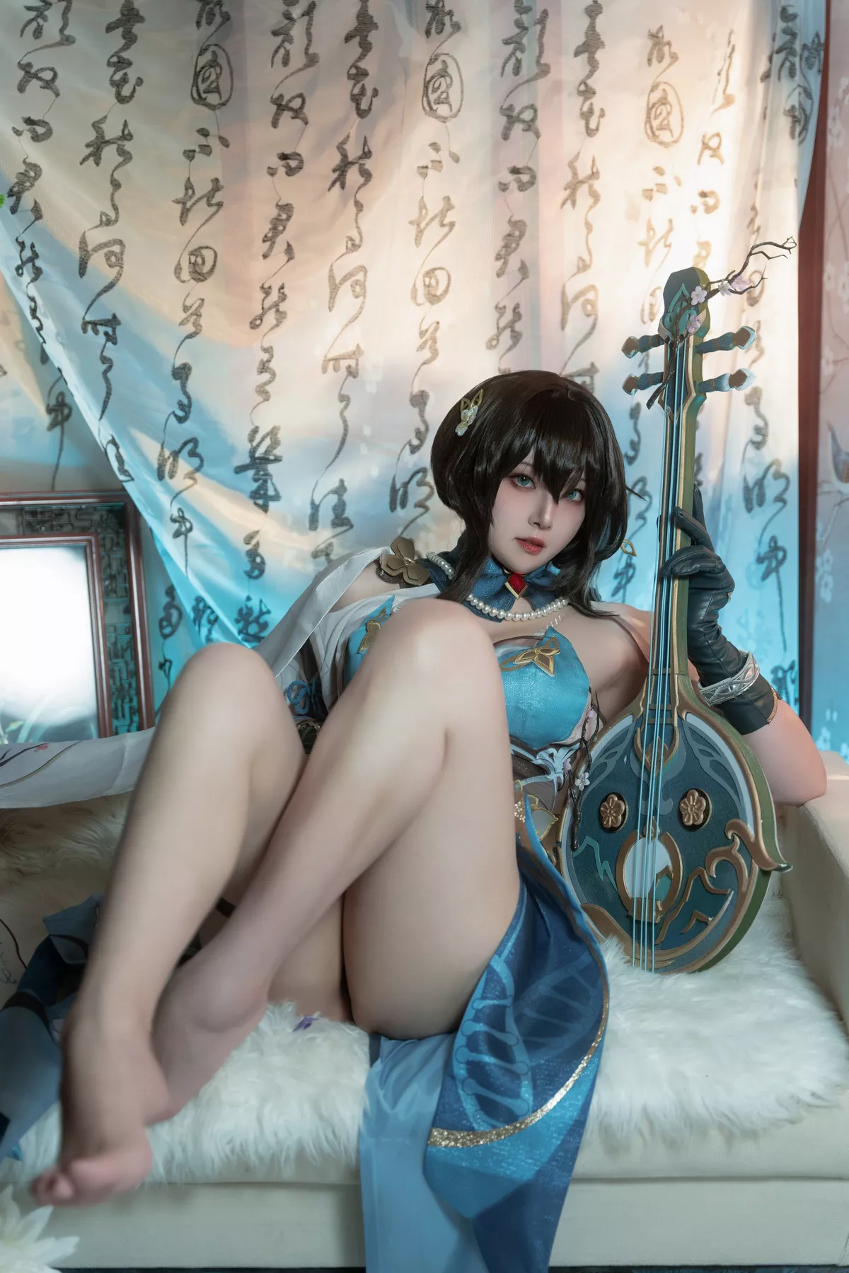 Xgyw.Org_网络美女Natsuko夏夏子星穹铁道阮梅主题性感古典装扮情趣内衣秀翘臀美腿惹火诱惑写真76P