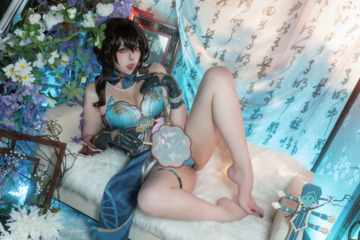 Xgyw.Org_网络美女Natsuko夏夏子星穹铁道阮梅主题性感古典装扮情趣内衣秀翘臀美腿惹火诱惑写真76P