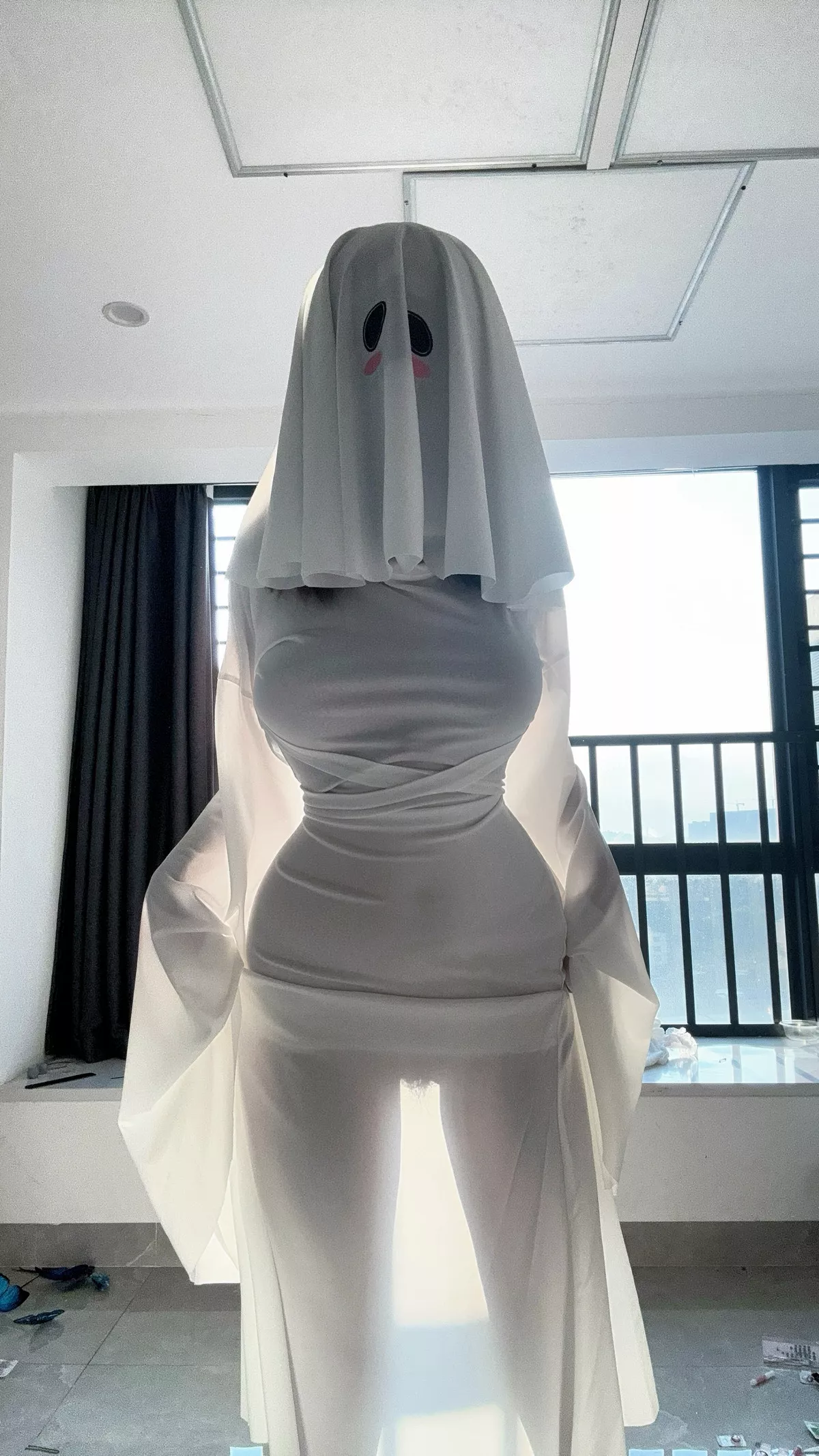 Xgyw.Org_鬼马少女阿薰kaOri魔女姐姐&幽灵娘主题性感黑色情趣内衣秀油亮肌肤惹火身材诱惑写真136P