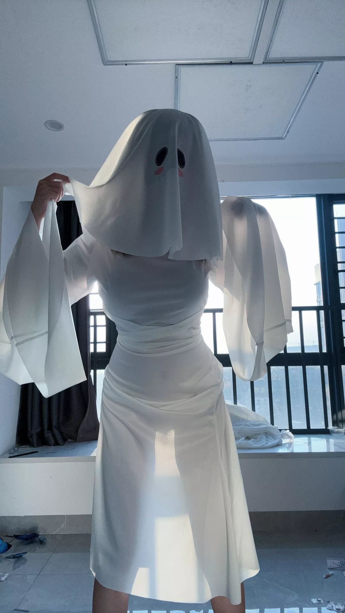Xgyw.Org_鬼马少女阿薰kaOri魔女姐姐&幽灵娘主题性感黑色情趣内衣秀油亮肌肤惹火身材诱惑写真136P