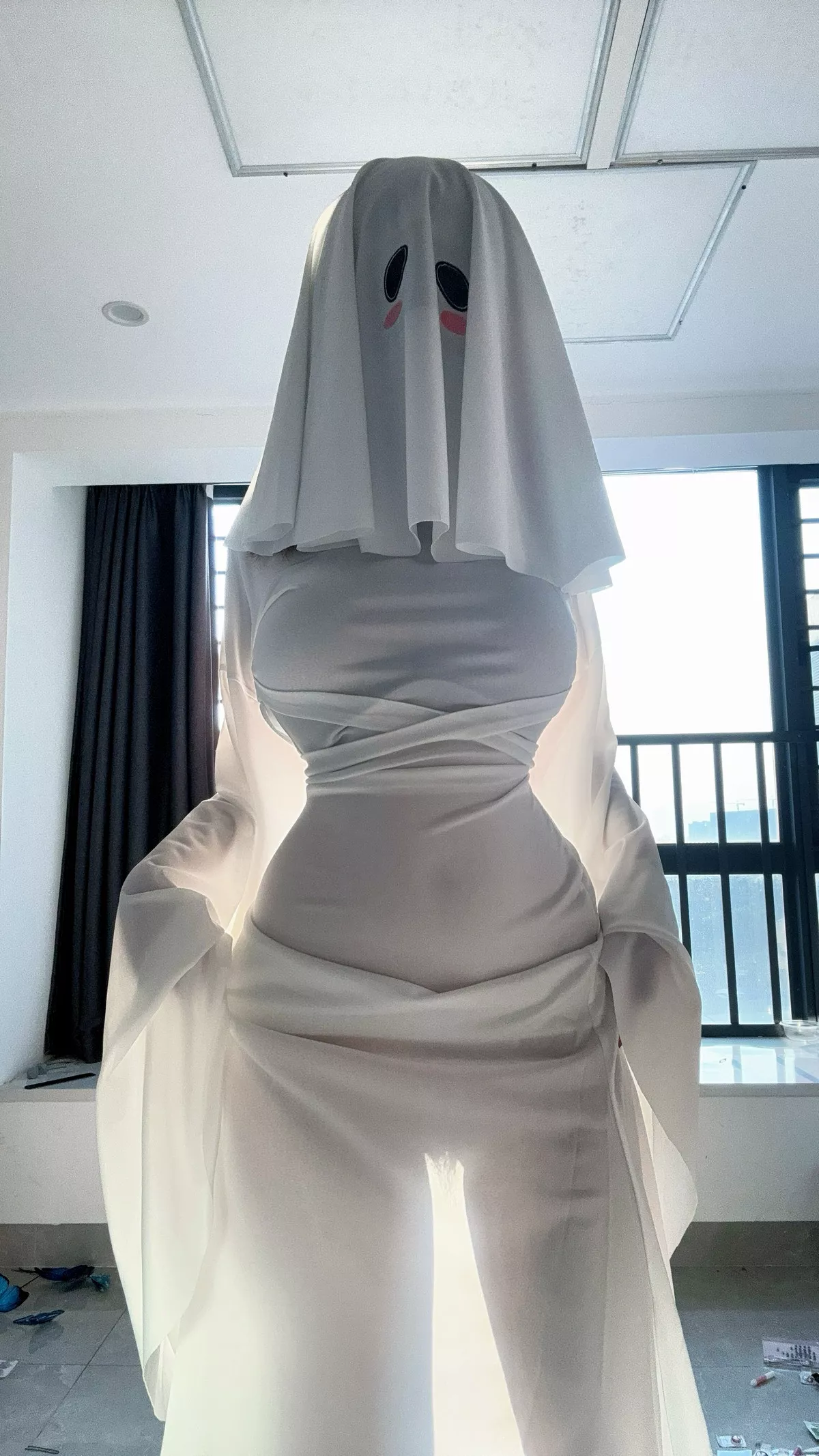 Xgyw.Org_鬼马少女阿薰kaOri魔女姐姐&幽灵娘主题性感黑色情趣内衣秀油亮肌肤惹火身材诱惑写真136P