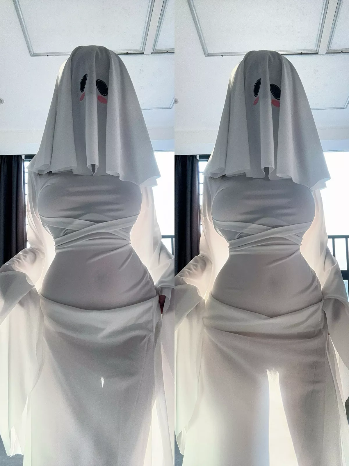 Xgyw.Org_鬼马少女阿薰kaOri魔女姐姐&幽灵娘主题性感黑色情趣内衣秀油亮肌肤惹火身材诱惑写真136P