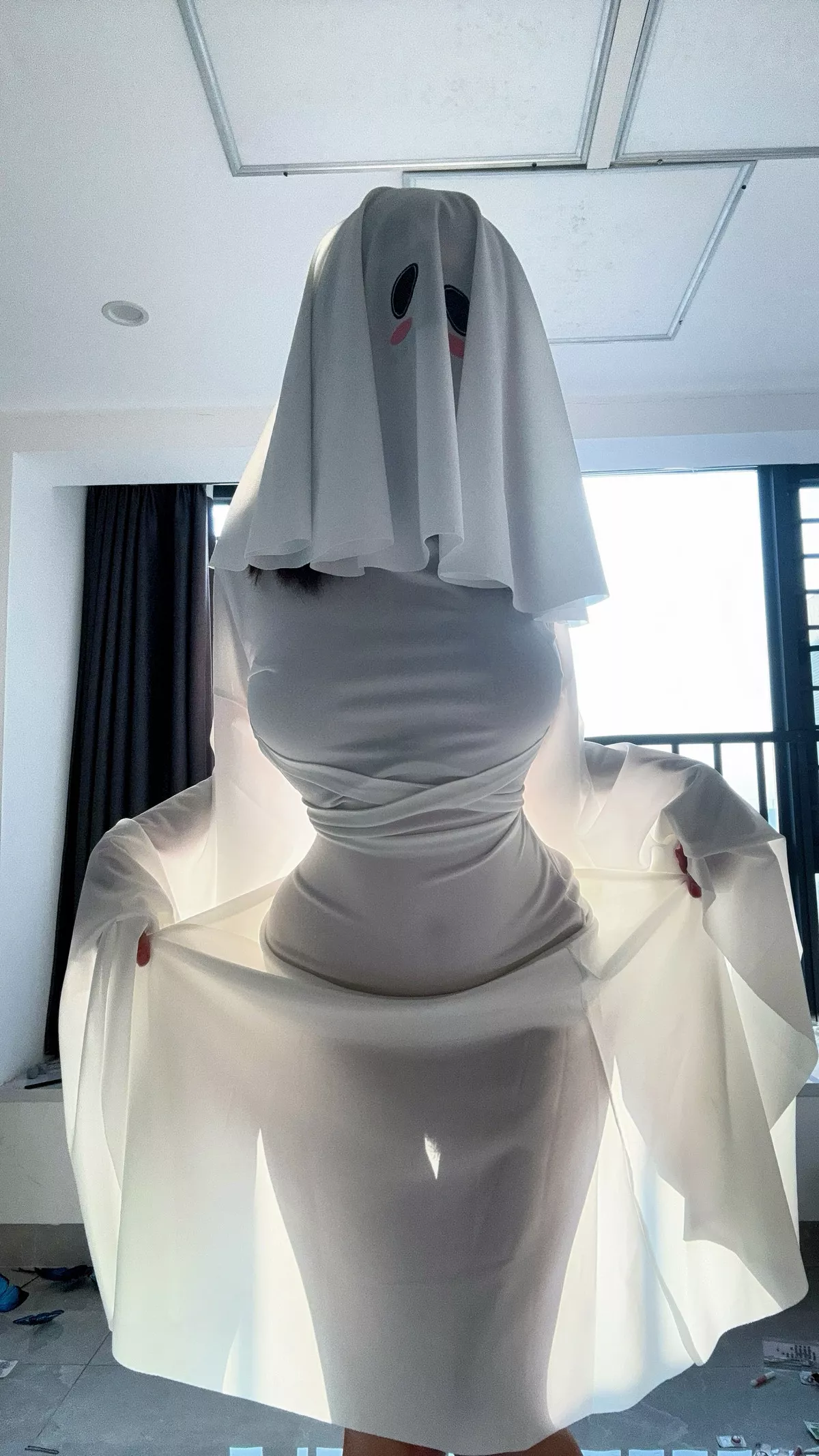 Xgyw.Org_鬼马少女阿薰kaOri魔女姐姐&幽灵娘主题性感黑色情趣内衣秀油亮肌肤惹火身材诱惑写真136P