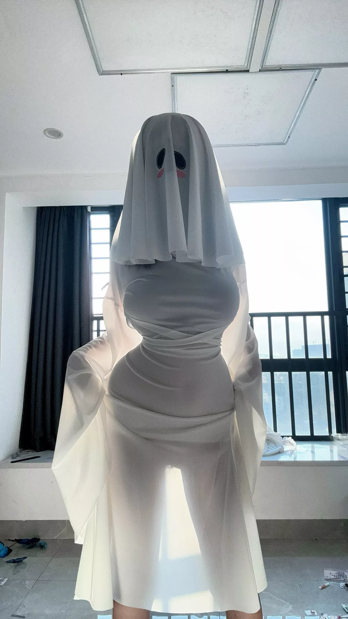 Xgyw.Org_鬼马少女阿薰kaOri魔女姐姐&幽灵娘主题性感黑色情趣内衣秀油亮肌肤惹火身材诱惑写真136P