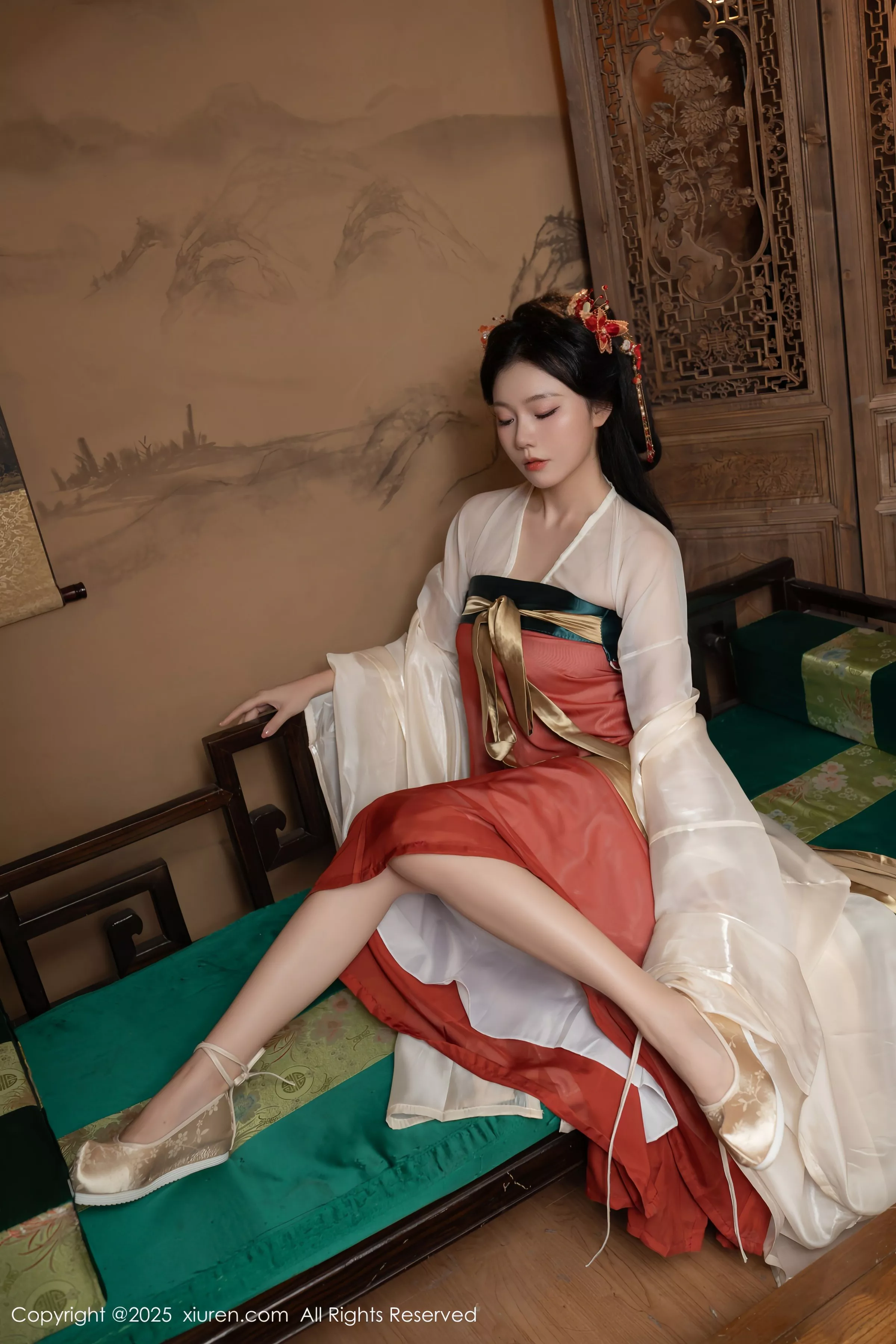 Xgyw.Org_XiuRen第10223期_模特合集女神陆萱萱＆安然anran激情互动薄纱古装撩人诱惑写真80P
