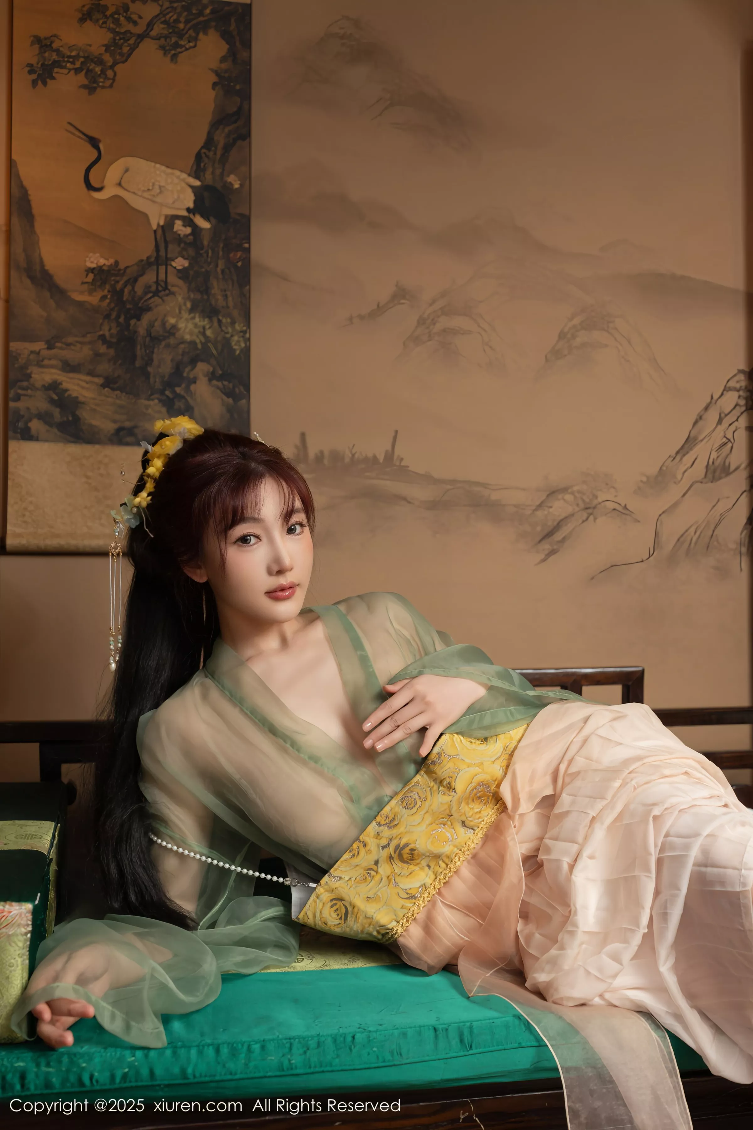 Xgyw.Org_XiuRen第10223期_模特合集女神陆萱萱＆安然anran激情互动薄纱古装撩人诱惑写真80P