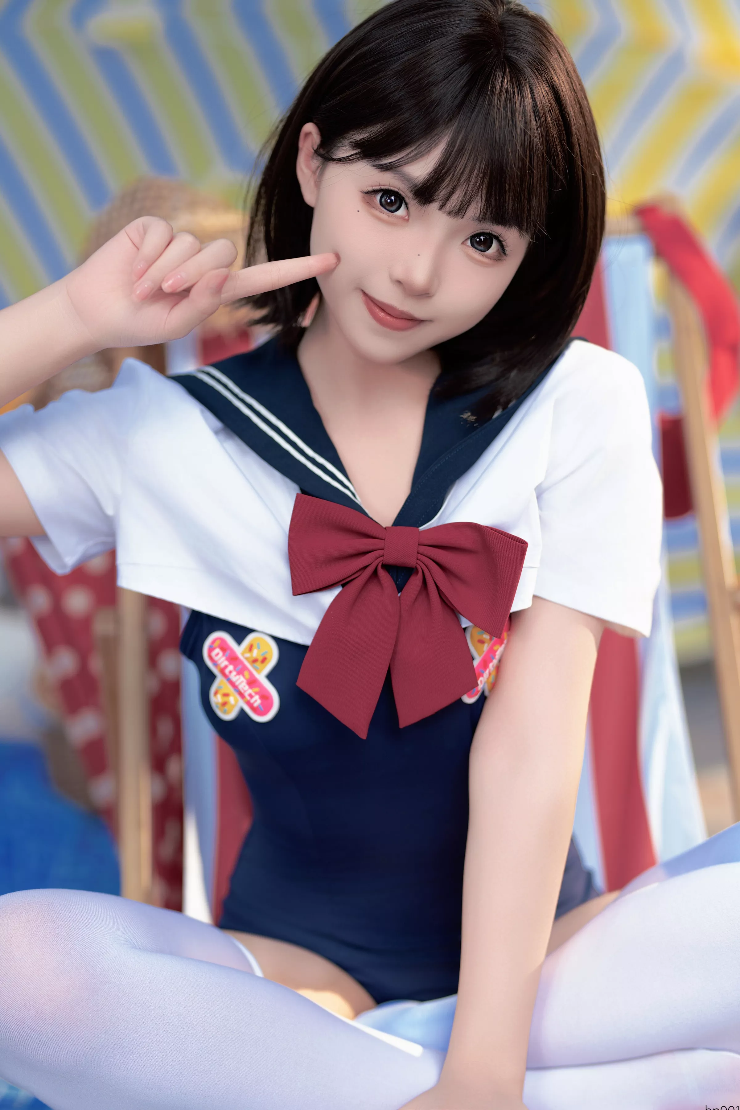 Xgyw.Org_抖音网红Bangni邦尼反差JK泳装主题泳池性感死库水露三点式比基尼秀惹火身材诱惑写真97P
