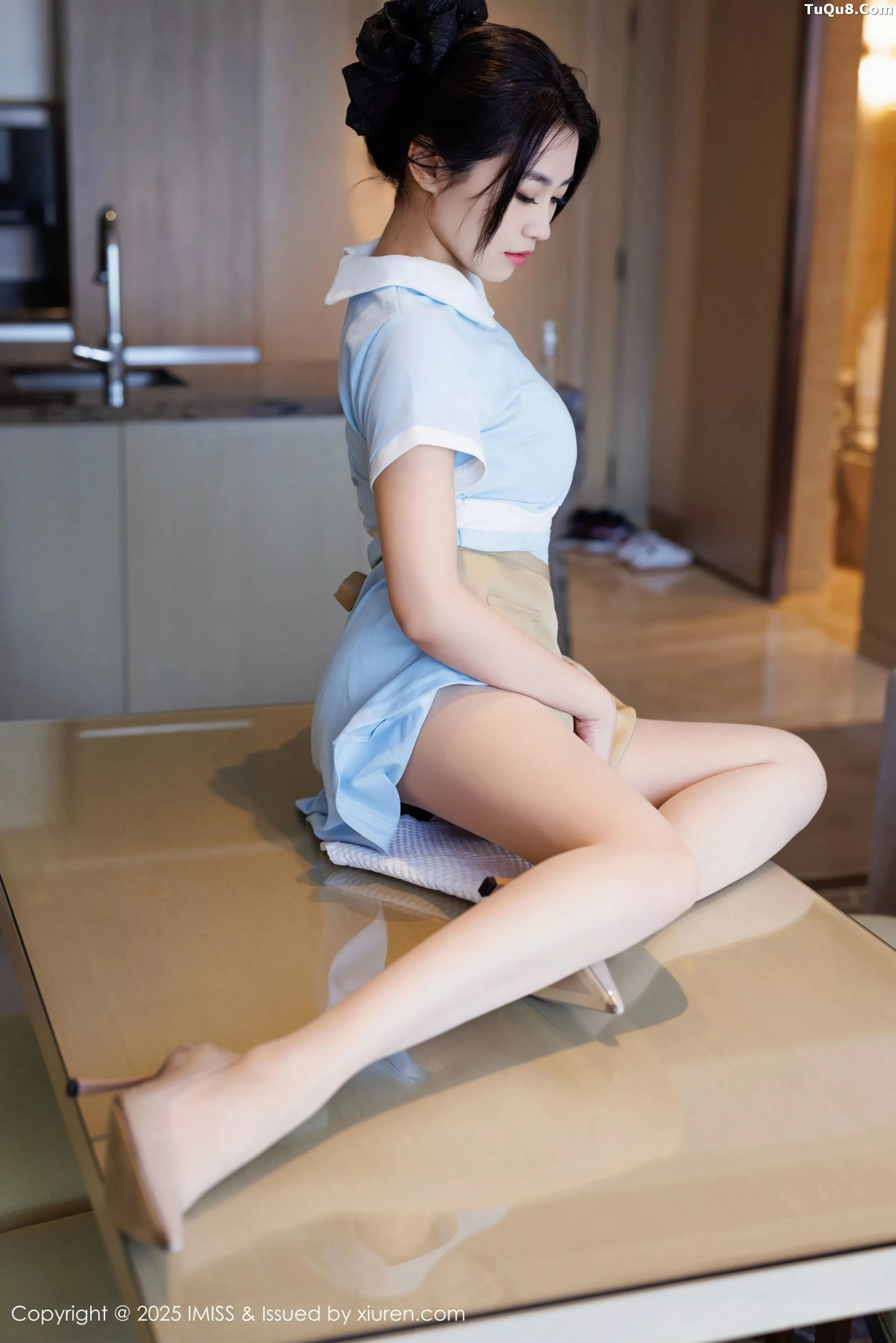 Xgyw.Org_[IMISS爱蜜社]Vol.793_女神许诺Sabrina性感蓝色连衣短裙露肉色内衣秀完美身材诱惑写真81P