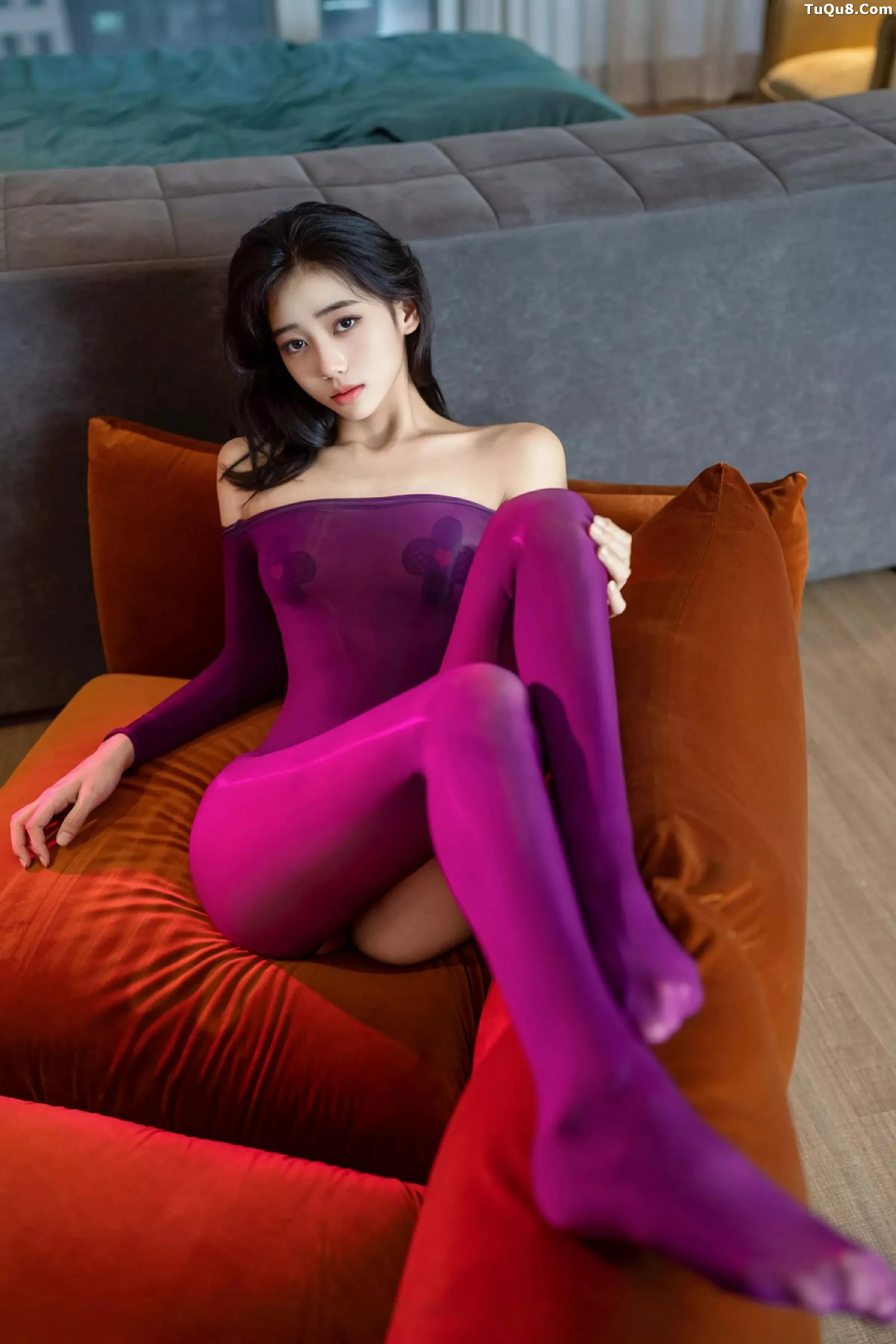 Xgyw.Org_[XINGYAN星颜社]VOL.363_模特时安安浴室场景性感紫色连体丝袜秀柔美身姿撩人诱惑写真81P
