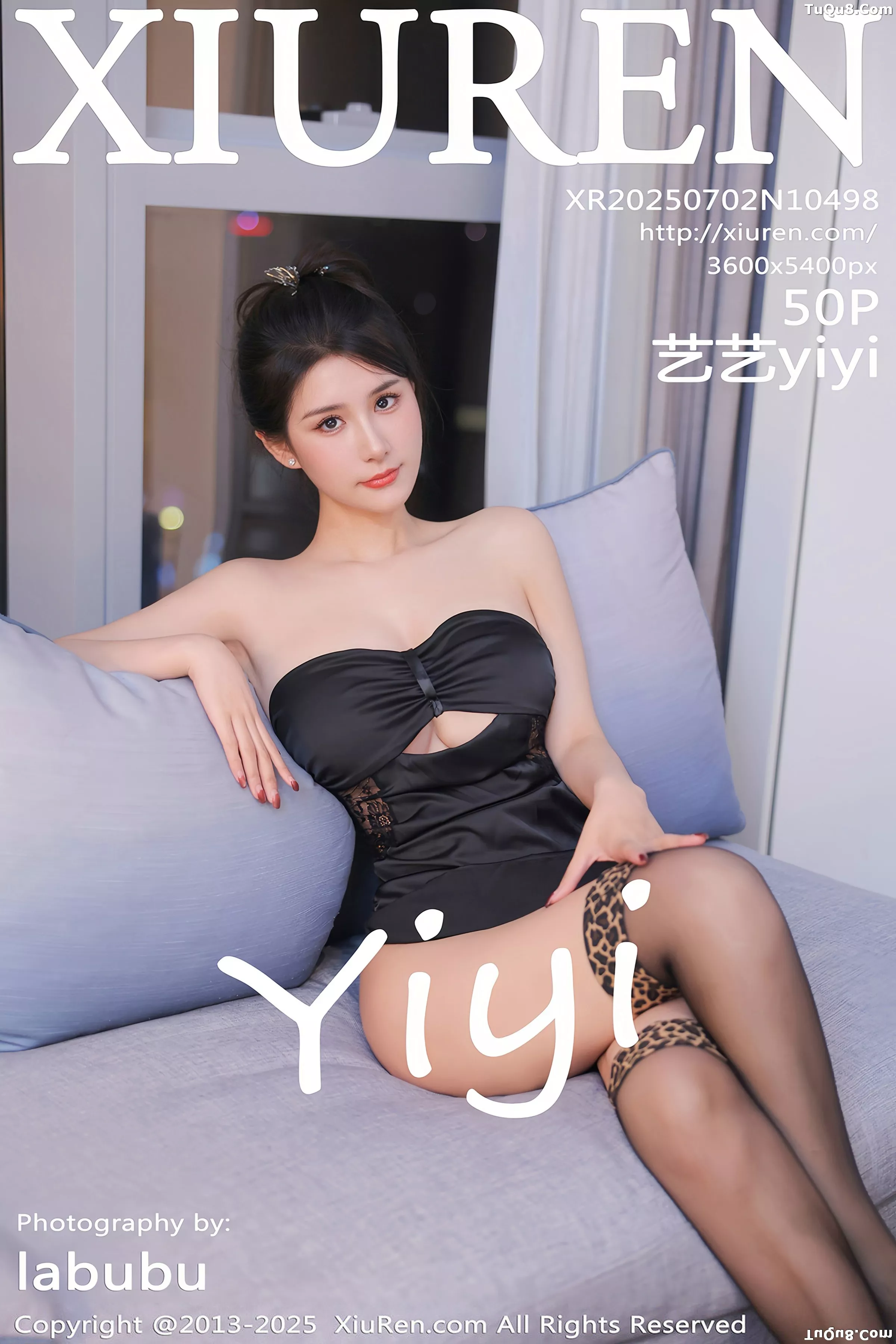 Xgyw.Org_[XiuRen秀人网]No.10498_模特艺艺yiyi性感黑色情趣服饰配黑色丝袜秀曼妙身姿诱惑写真50P