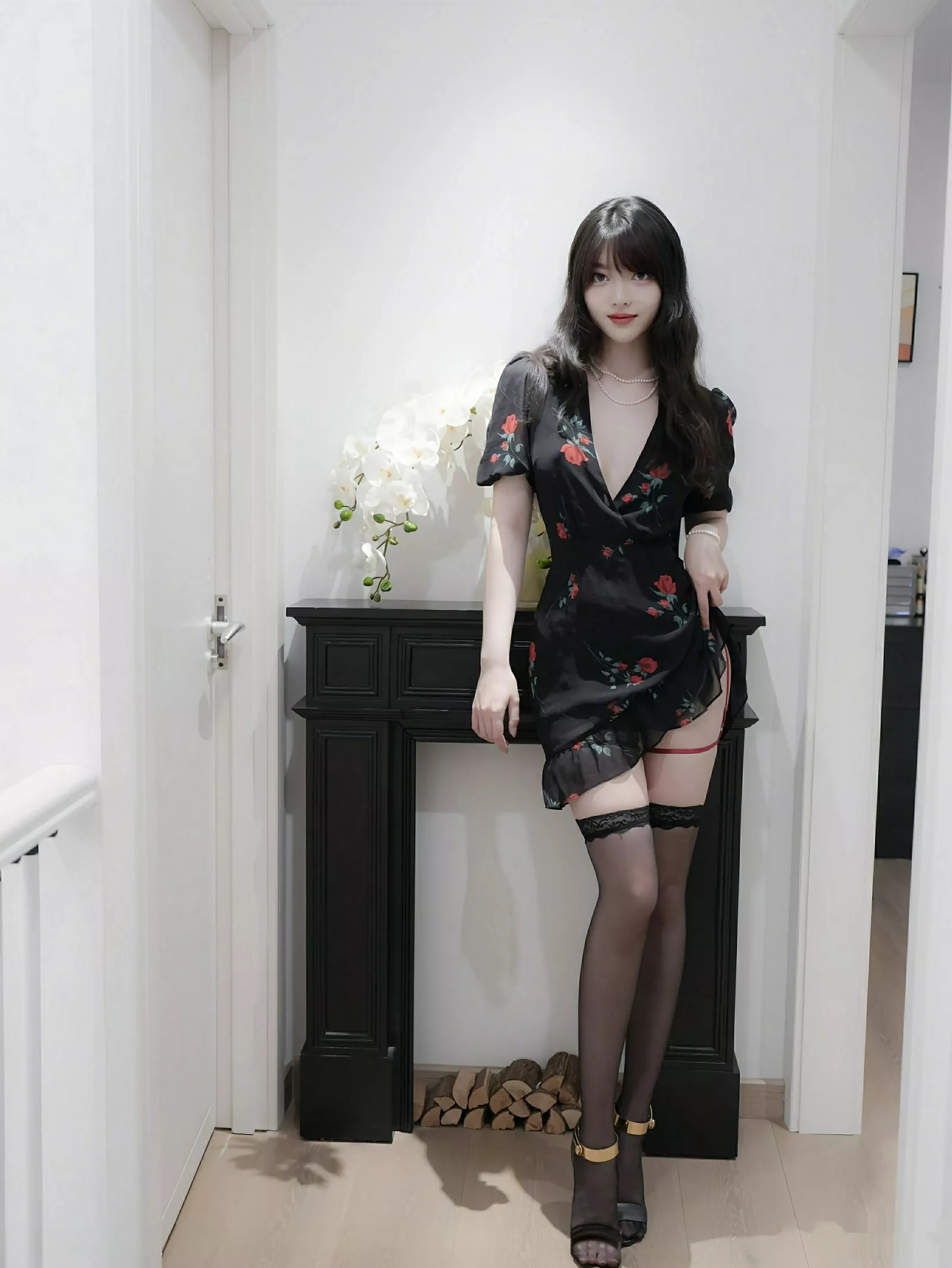 Xgyw.Org_[XiuRen秀人网]No.10586_模特白露lulu性感玫瑰黑裙露情趣内衣配黑丝袜秀曼妙身姿诱惑写真84P