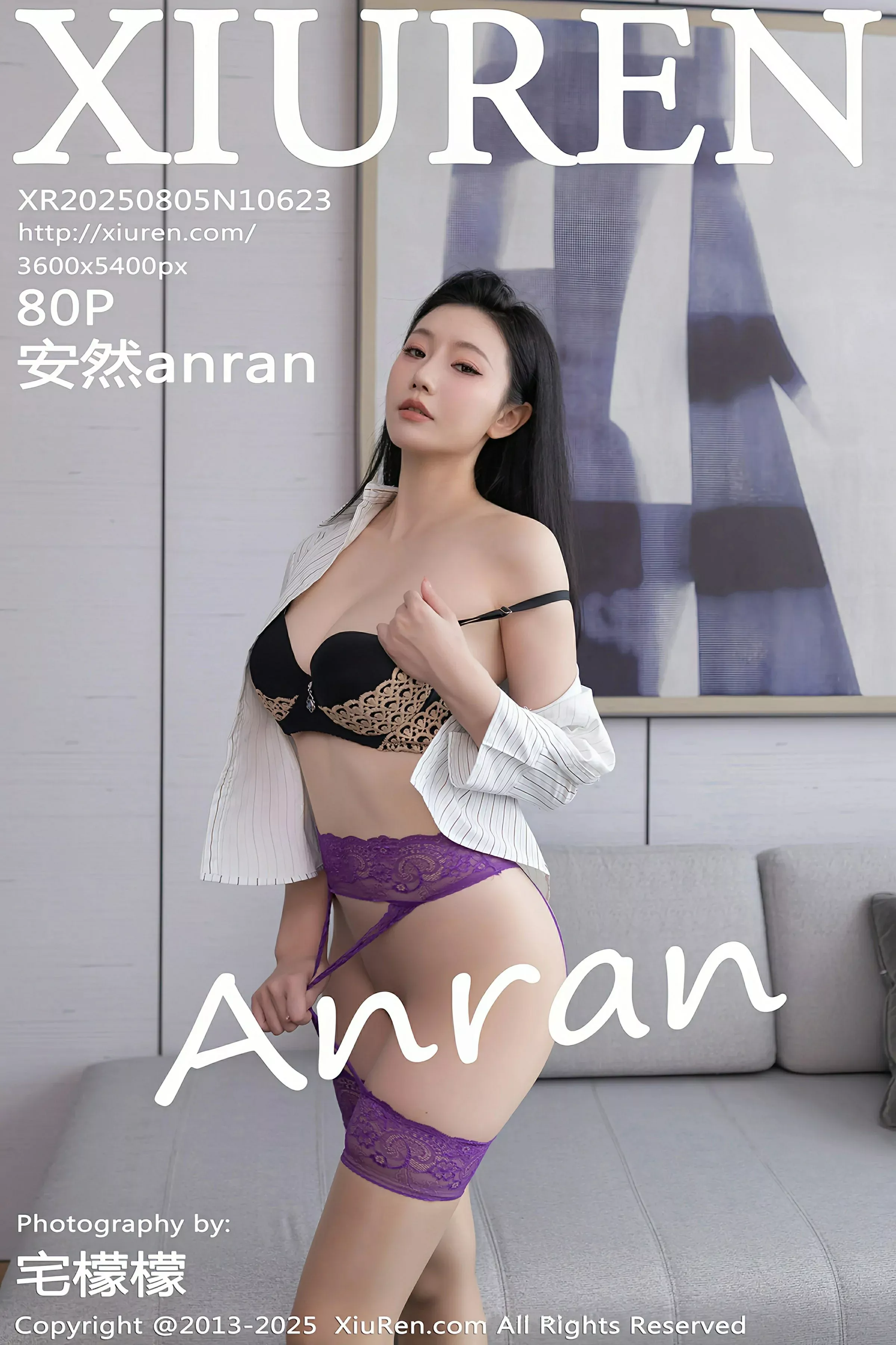 Xgyw.Org_[XiuRen秀人网]No.10623_模特安然anran性感OL服饰配黑丝吊袜秀曼妙身姿迷人诱惑写真80P