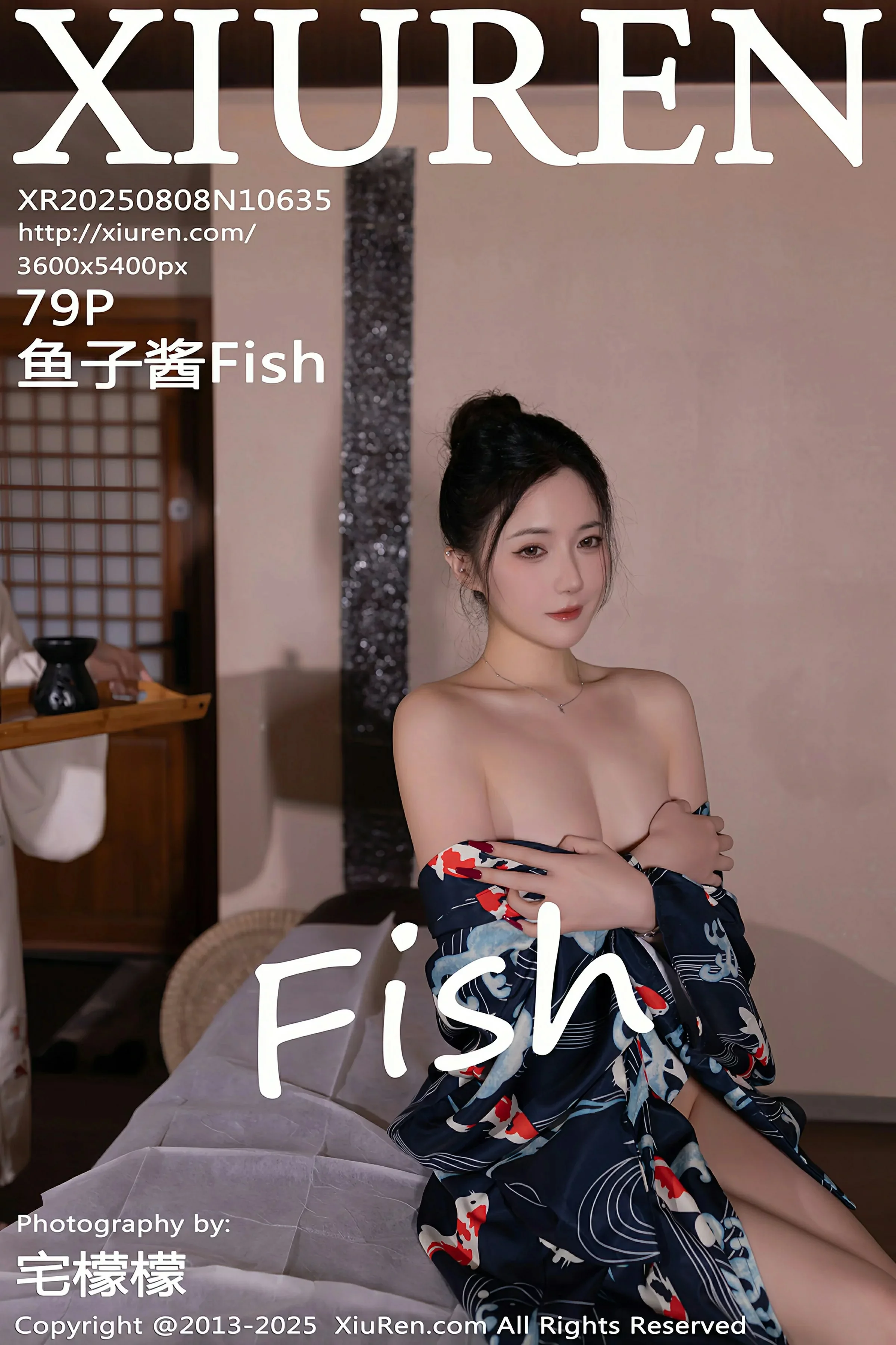 Xgyw.Org_[XiuRen秀人网]No.10635_模特鱼子酱Fish性感灰色衬衫露黑色内衣秀曼妙身姿完美诱惑写真79P