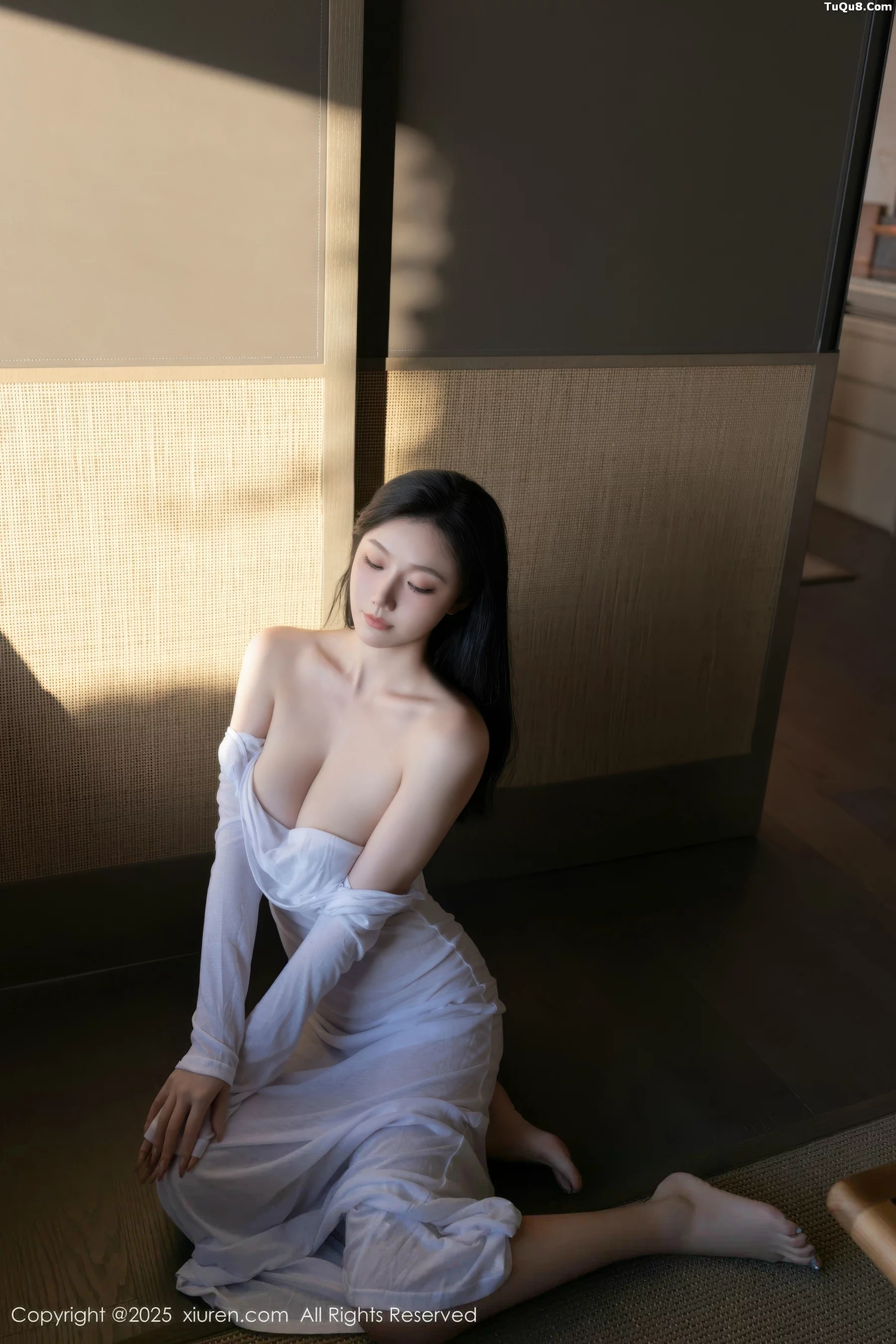 Xgyw.Org_[XiuRen秀人网]No.10747_模特安然anran性感白色连衣长裙配超薄肉色秀曼妙身姿诱惑写真80P