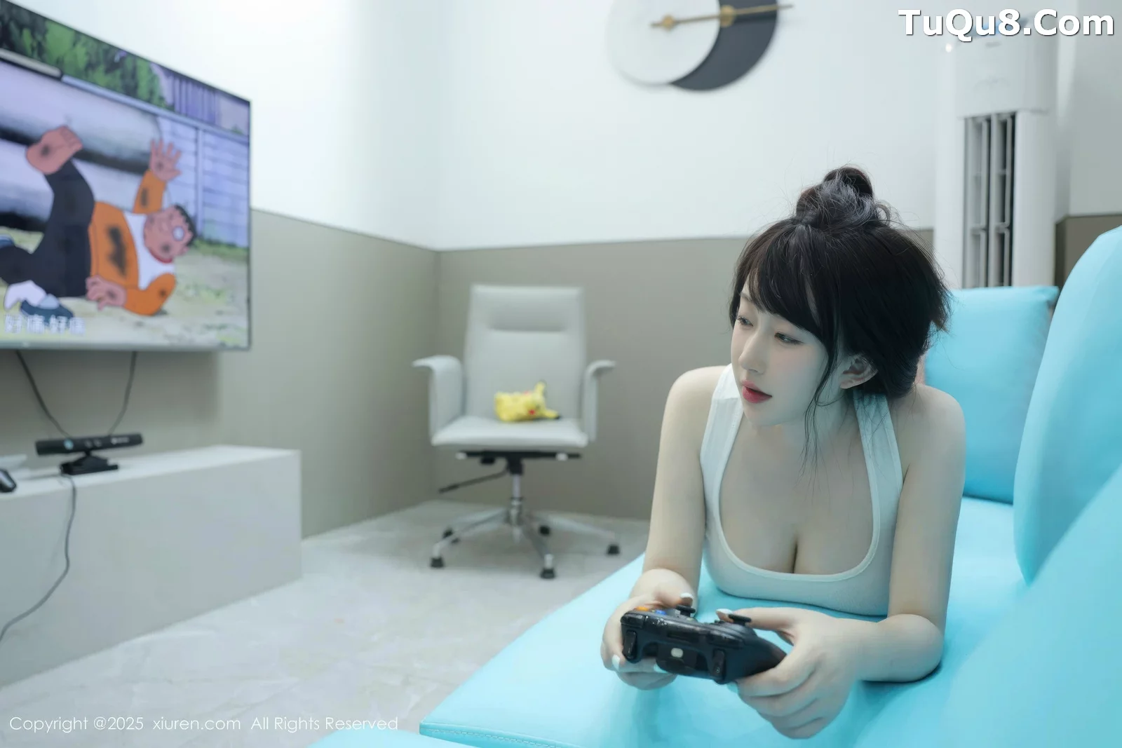 Xgyw.Org_[XiuRen秀人网]No.10676_模特李沁恩lrene性感白色居家上衣配灰色内衣秀丰腴身材诱惑写真70P